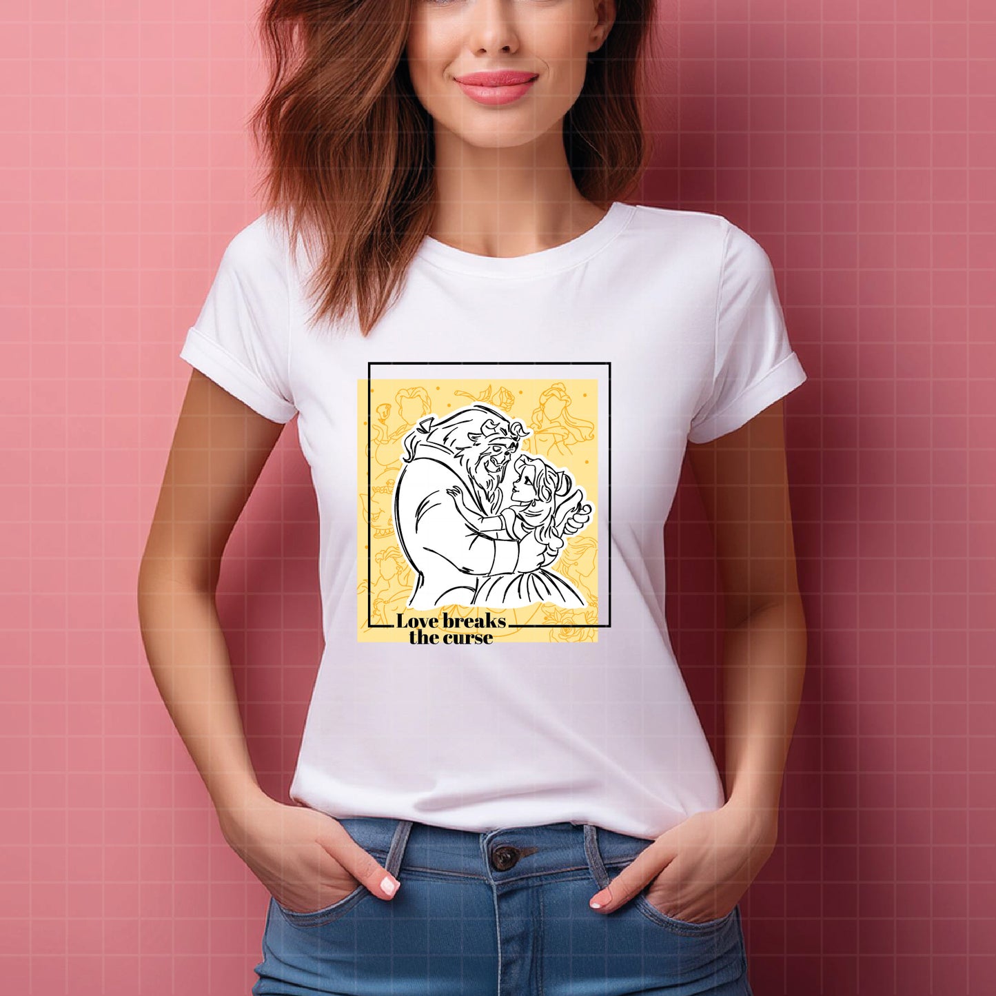 COD2368 - Beauty and the beast svg, bella svg, beast svg, outline svg, cricut, silhouette,Disney svg, Princess Belle