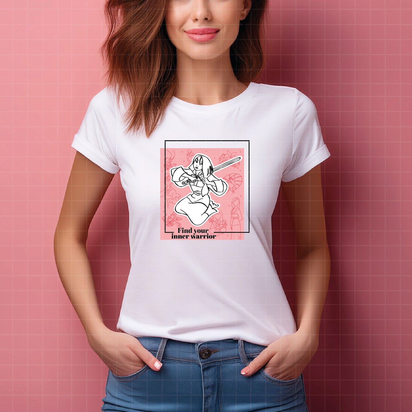 COD2371- Mulan svg, Disney svg, Disney princess svg, outline svg, cricut, silhouette, Princess svg