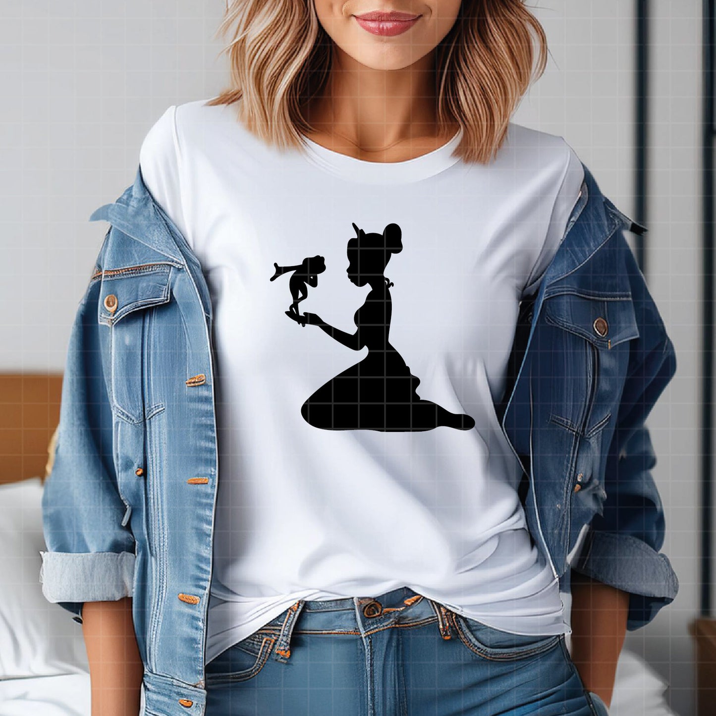 COD2395- The frog and the Princess svg, tiana svg, frog svg, Princess Tiana with Frog, cricut silhouette, Princess svg, Disney svg