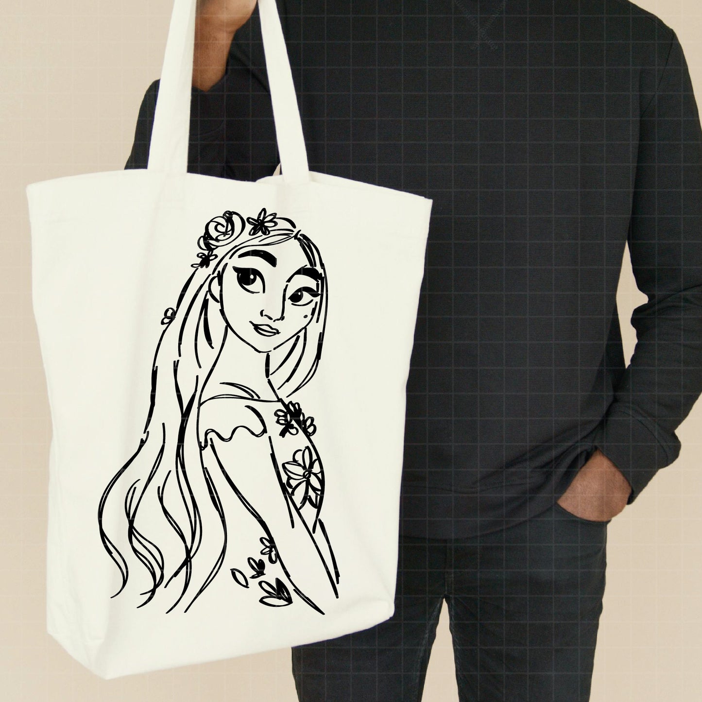 COD2417 - Isabela Madrigal PNG, Isabela Madrigal svg, sublimation PNG, Encanto iron on, Coloring Pages svg