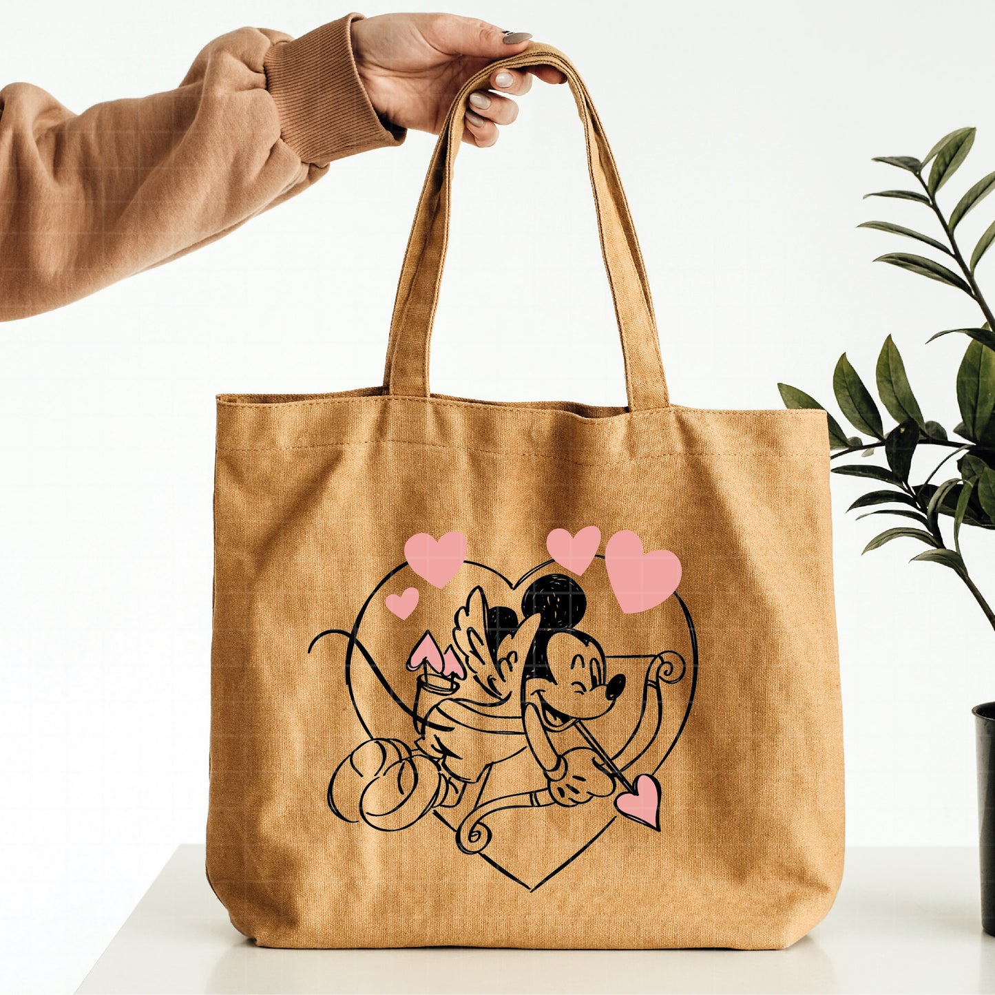 COD2422 - Mickey and Minnie Svg, Disney svg, Love svg, Valentine's day svg