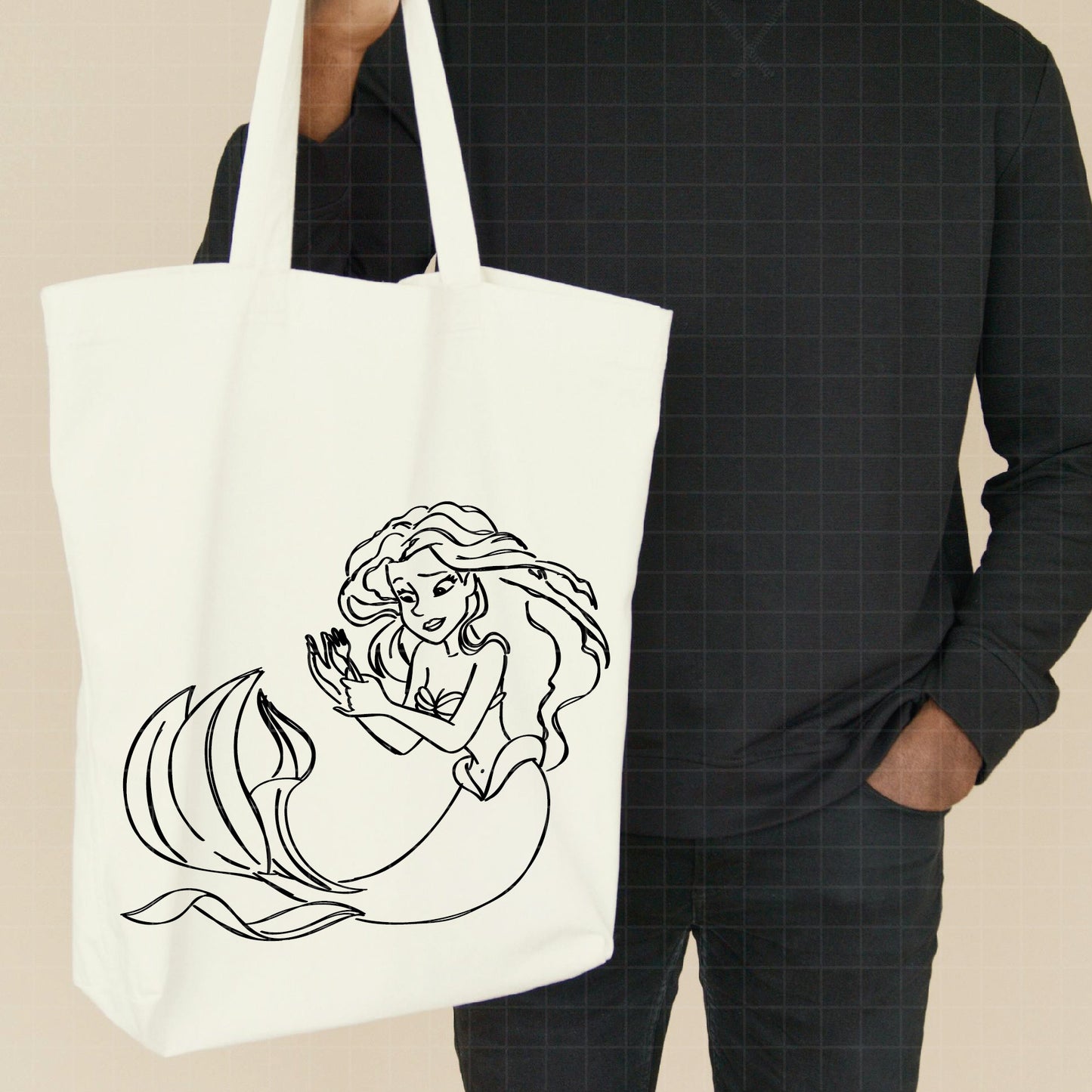 COD2439- The little mermaid african american , black ariel princess SVG, African Mermaid PNG Files, Little Mermaid 2023 PNG, African Girl Magic, African Girl Mermaid Png