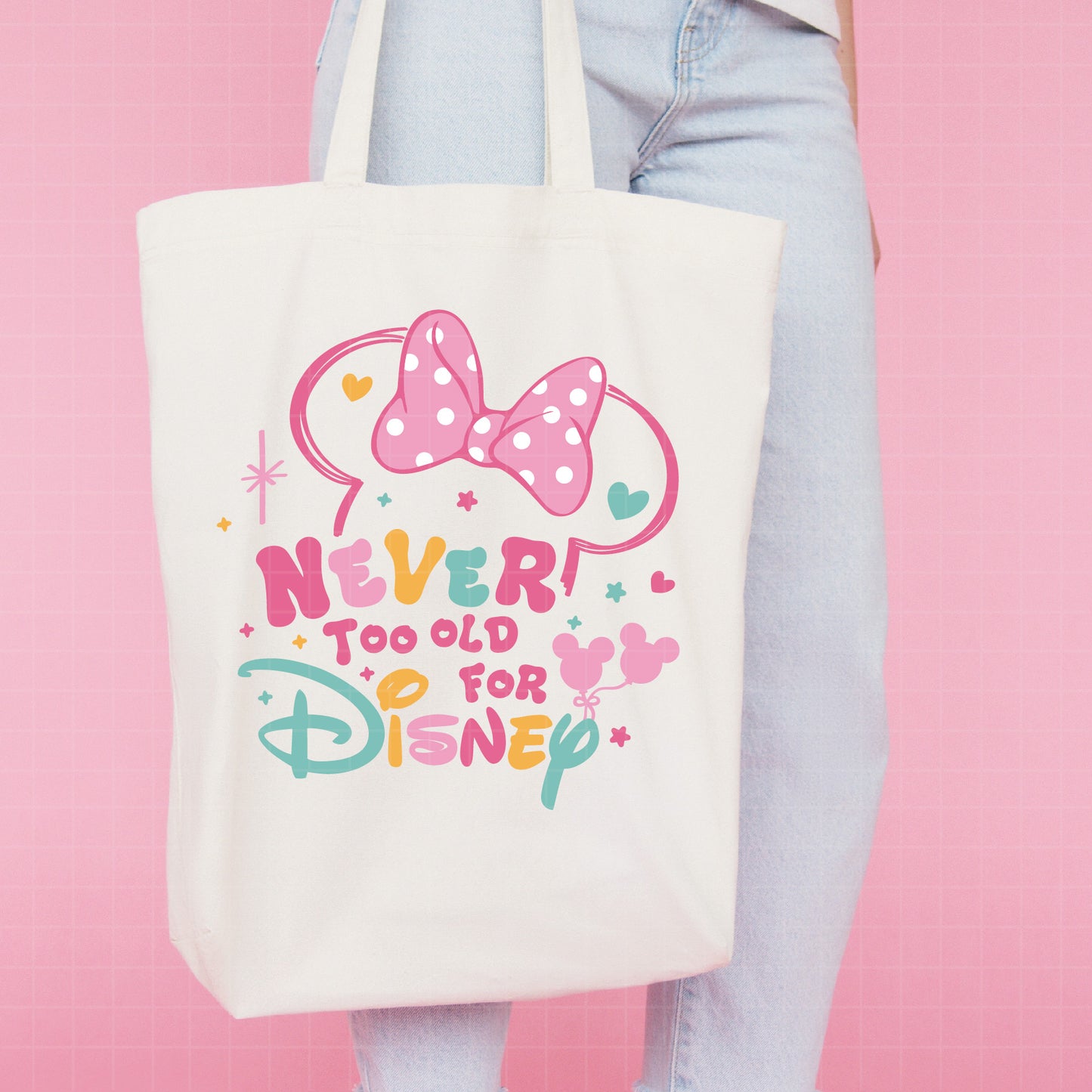 COD2454 - Never too old for Disney svg, mickey svg, castle svg, Trip svg, Silhouette, Cricut