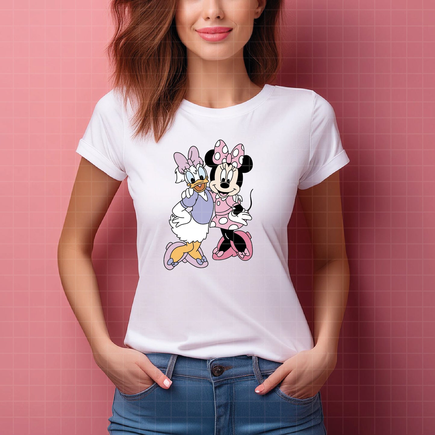 COD2458 - Minnie and daisy svg, Disney svg, disneyland t shirt svg, Disney svg, Silhouette, Cricut