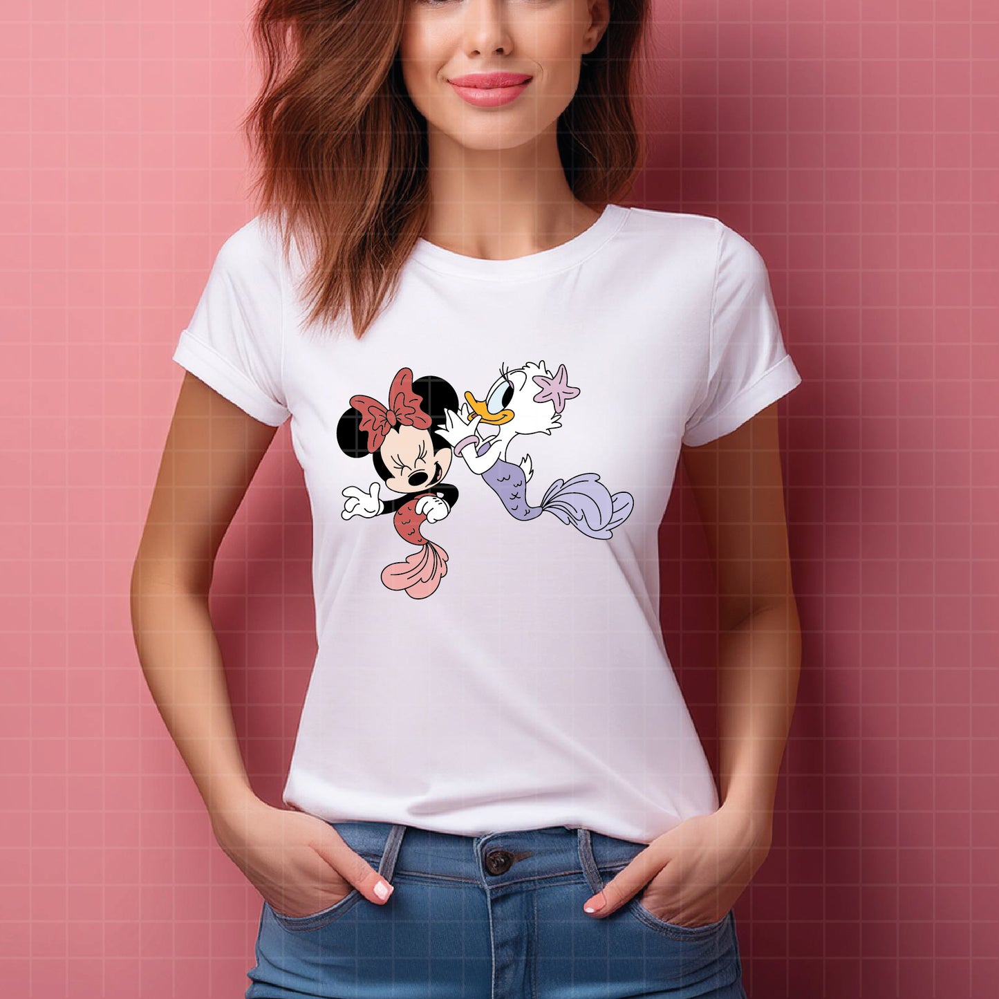 COD2460 - Besties svg, Minnie and daisy svg, Disney svg, disneyland t shirt svg, Disney svg, Minnie mermaid svg