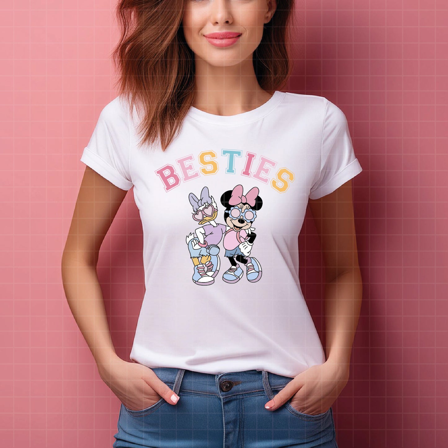 COD2465 - Besties svg, Minnie and daisy svg, Disney svg, disneyland t shirt svg, Disney svg, Silhouette, Cricut
