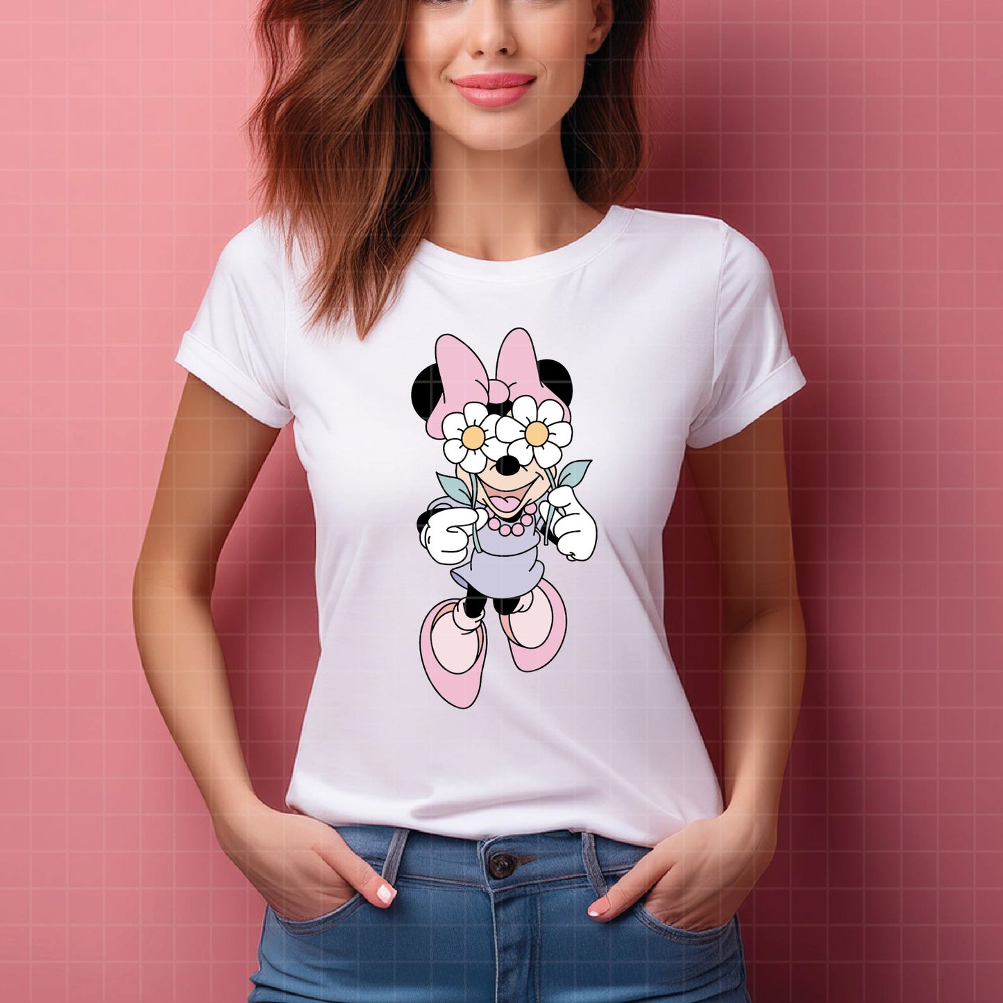 COD2473 - Minnie svg, Spring svg, Disney svg, disneyland t shirt svg, Disney svg, Silhouette, Cricut