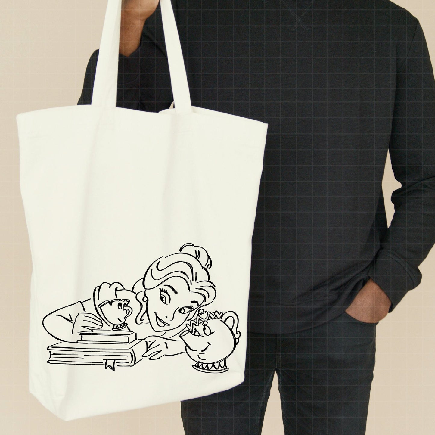 COD2492 - Beauty and the beast svg, bella svg, beast svg, outline svg, cricut, silhouette,Disney svg, Princess Belle