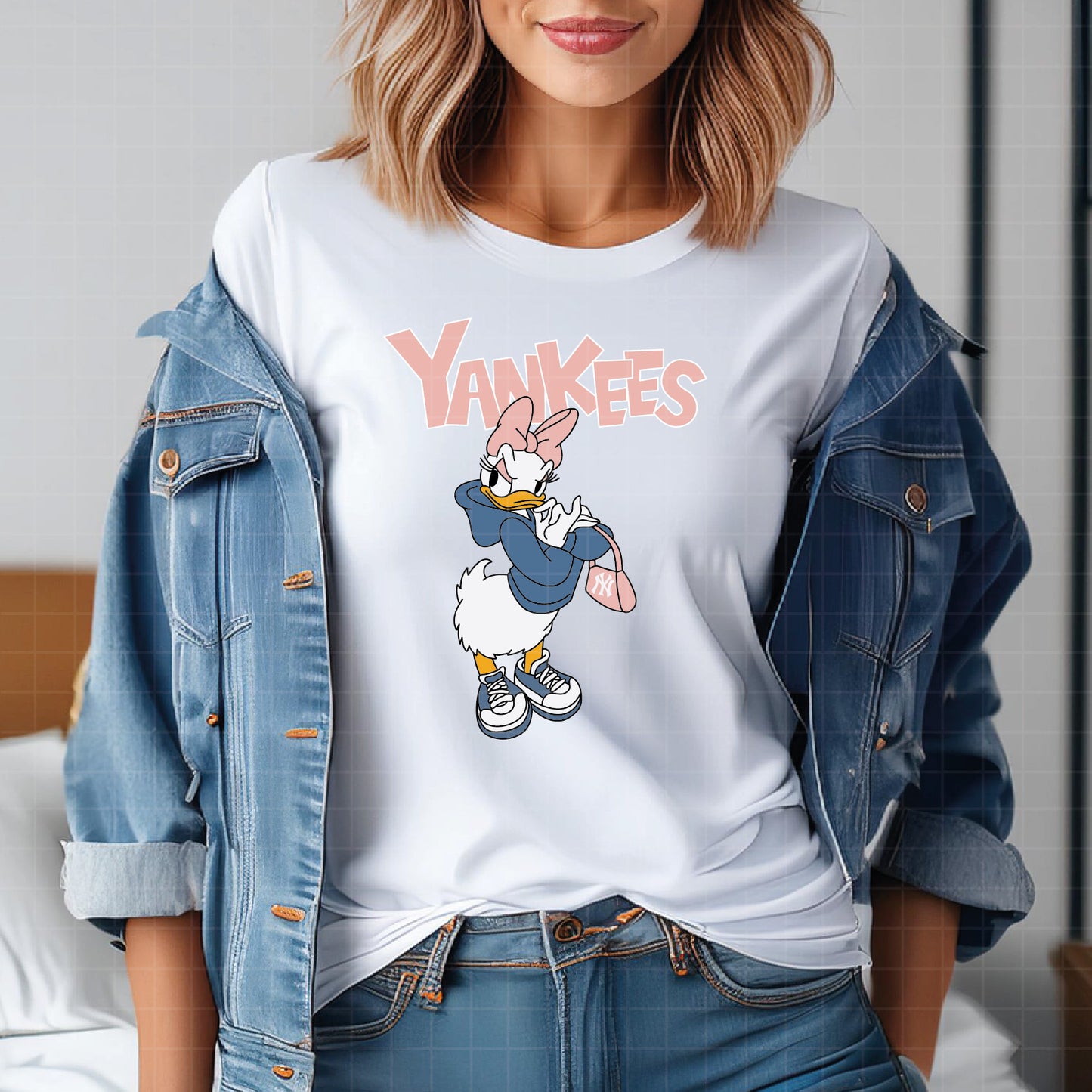 COD2496 - Yankees svg, Yankees Daisy svg, Disney svg, mickey svg, minnie svg, Silhouette, Cricut