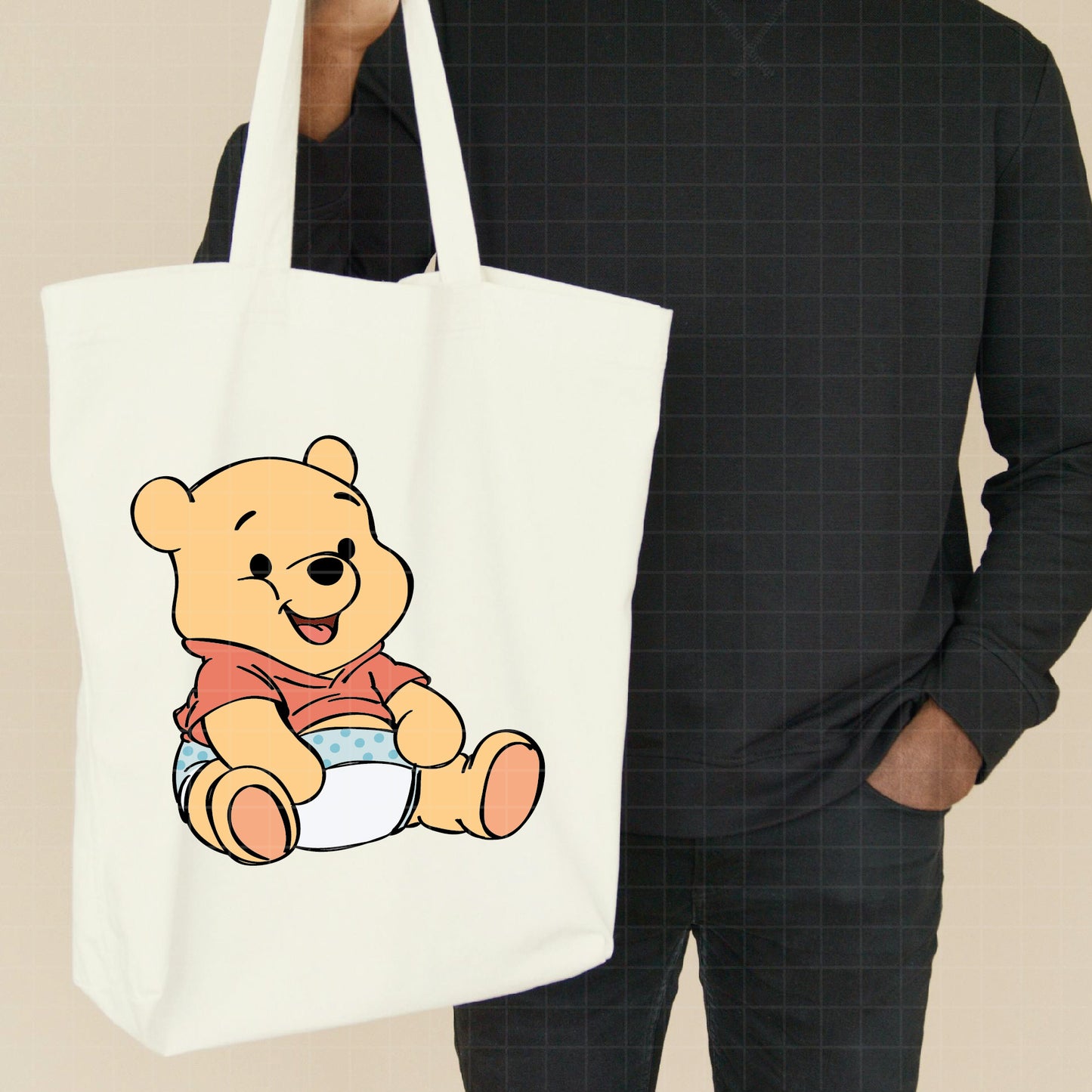 COD2569 - Winnie the Pooh svg, pooh png, classic winnie the pooh svg, baby shower svg, pooh party