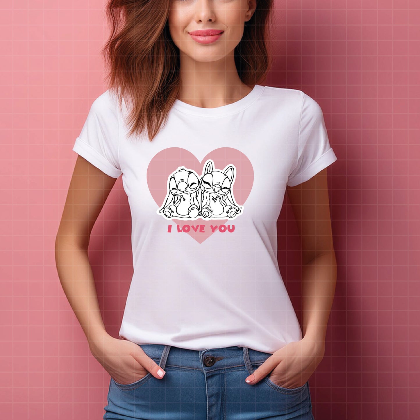 COD2629 - Stitch and angel svg, Lilo svg, Ohana svg, Stitch svg, Disney svg, Cricut, Silhouette, Ohana means family svg