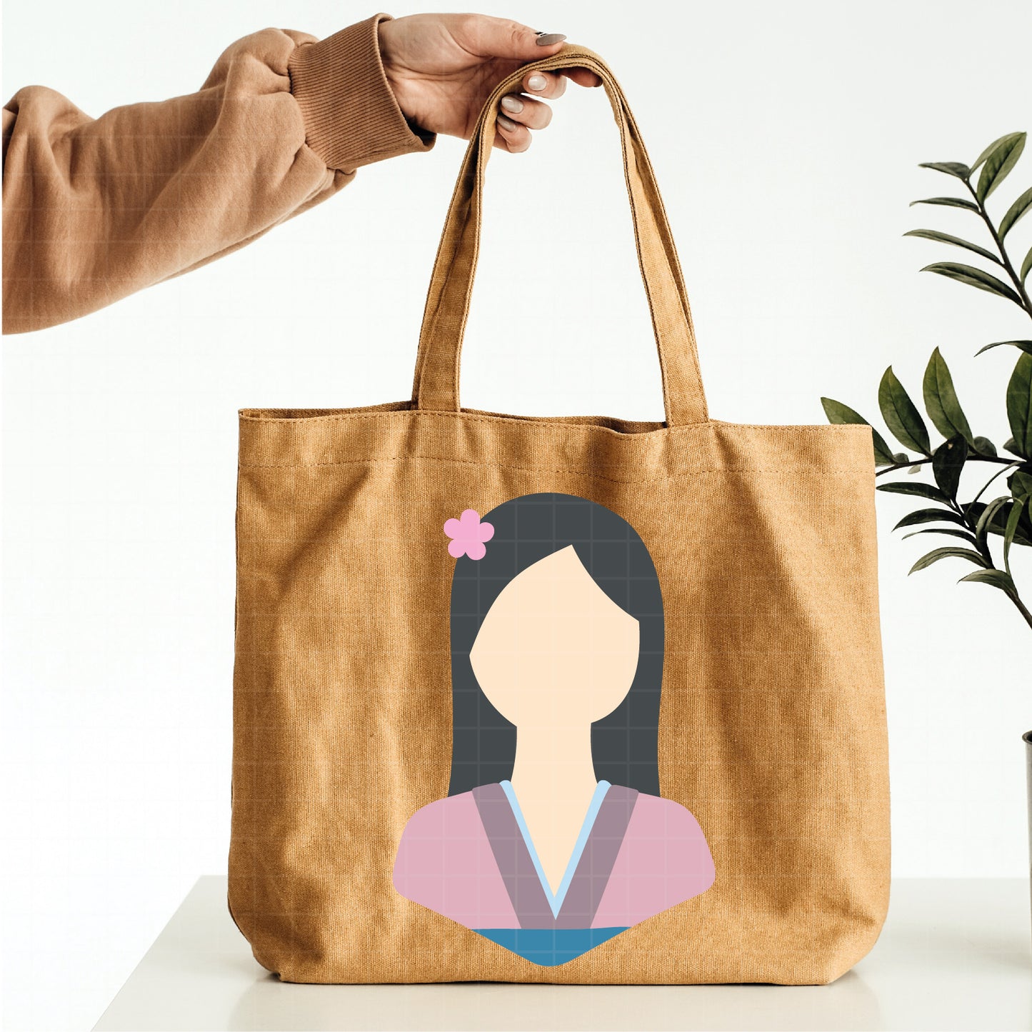 COD2631 - Mulan svg, Disney svg, Disney princess svg, outline svg, cricut, silhouette, Princess svg