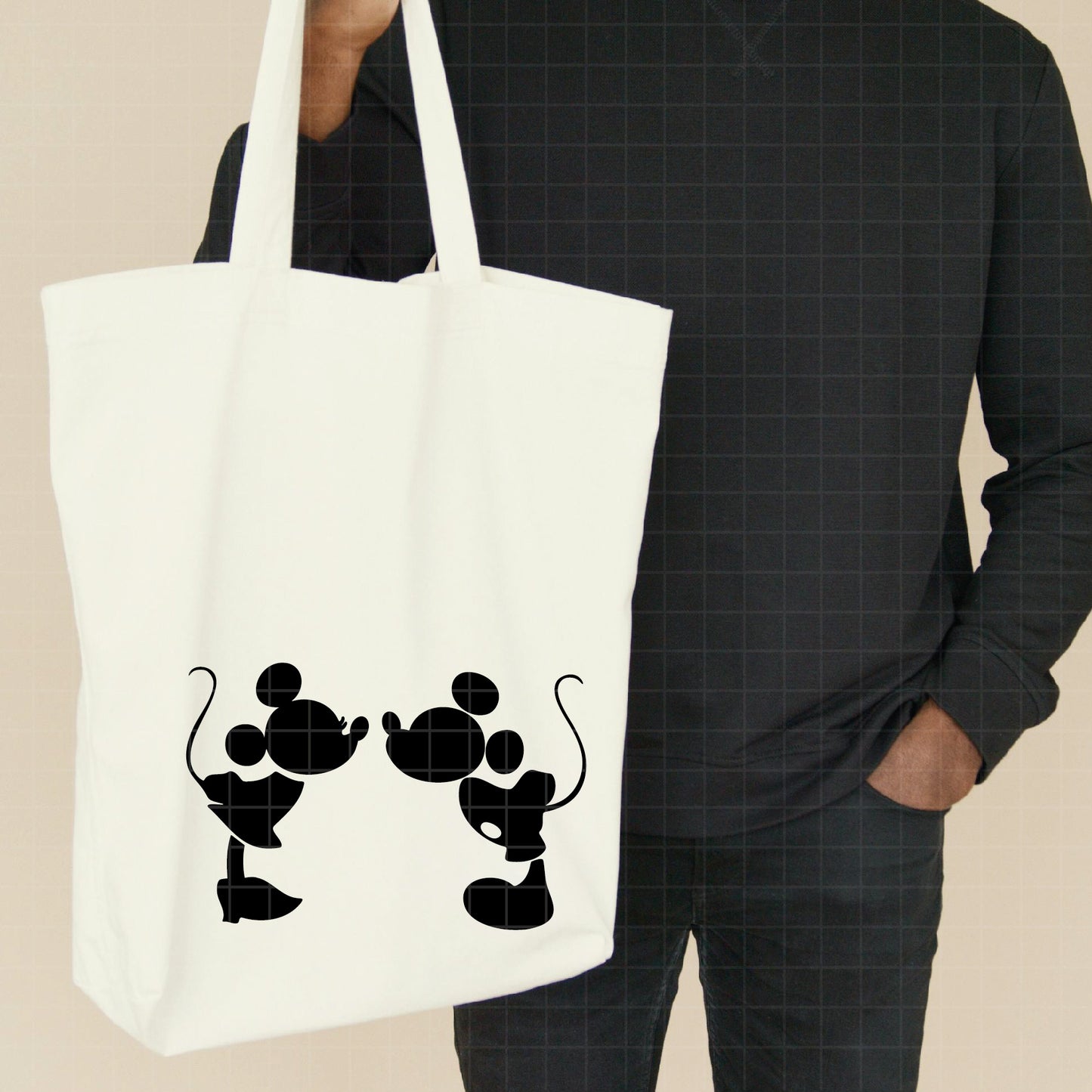 COD2632 - Mickey and minnie svg, Disney svg, mickey svg, minnie svg, Silhouette, Cricut