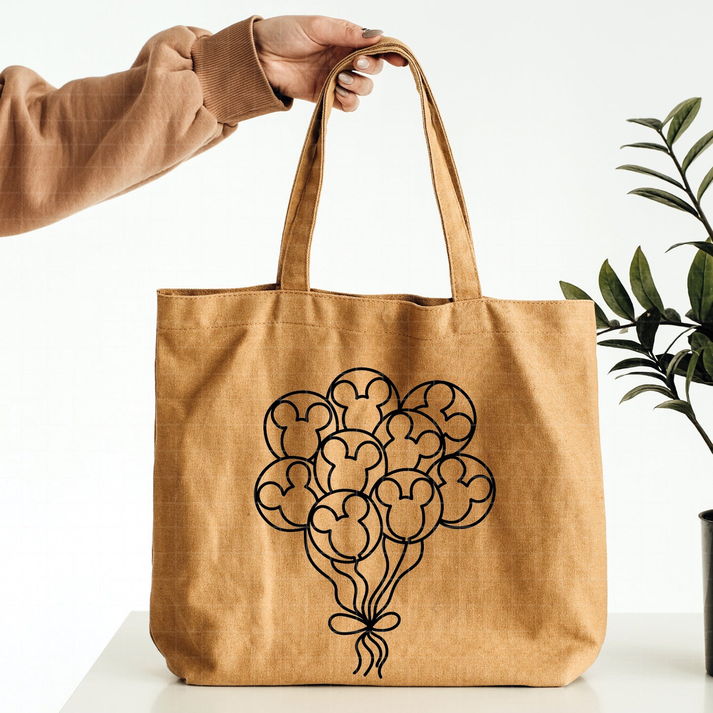 COD2727 - Mickey Ballon svg, Mouse Balloon Bunch Cut File, Magical Park Kingdoms Vacation png pdf dxf ai eps For Silhouette, Cricut