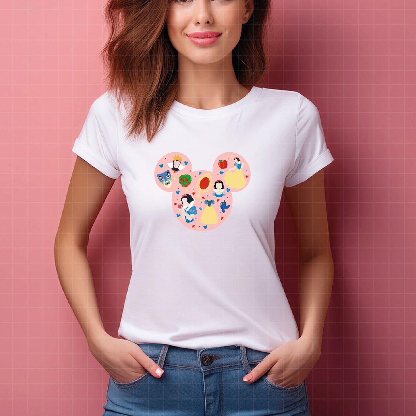 COD2731 -Snow White png, Princess png, Snow White and the Seven Dwarfs png, outline png, disney png