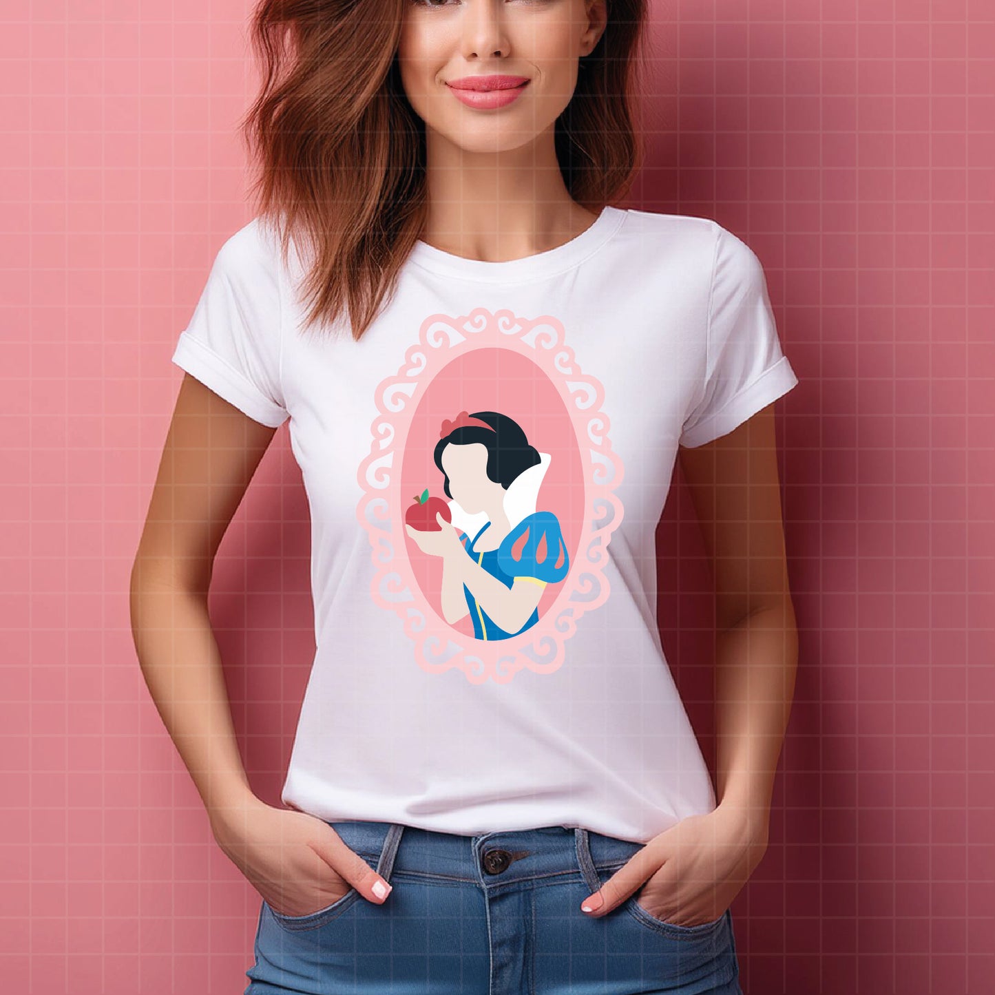 COD2733 -Snow White png, Princess png, Snow White and the Seven Dwarfs png, outline png, disney png