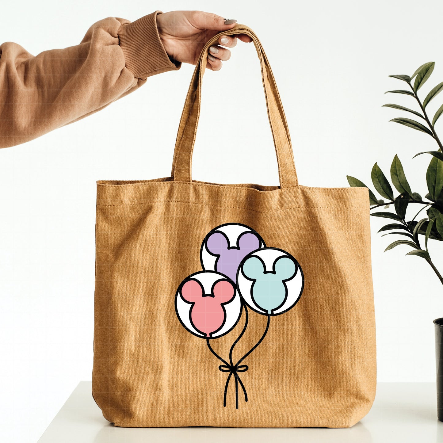 COD2740 - Mickey Ballon svg, Mouse Balloon Bunch Cut File, Magical Park Kingdoms Vacation png pdf dxf ai eps For Silhouette, Cricut