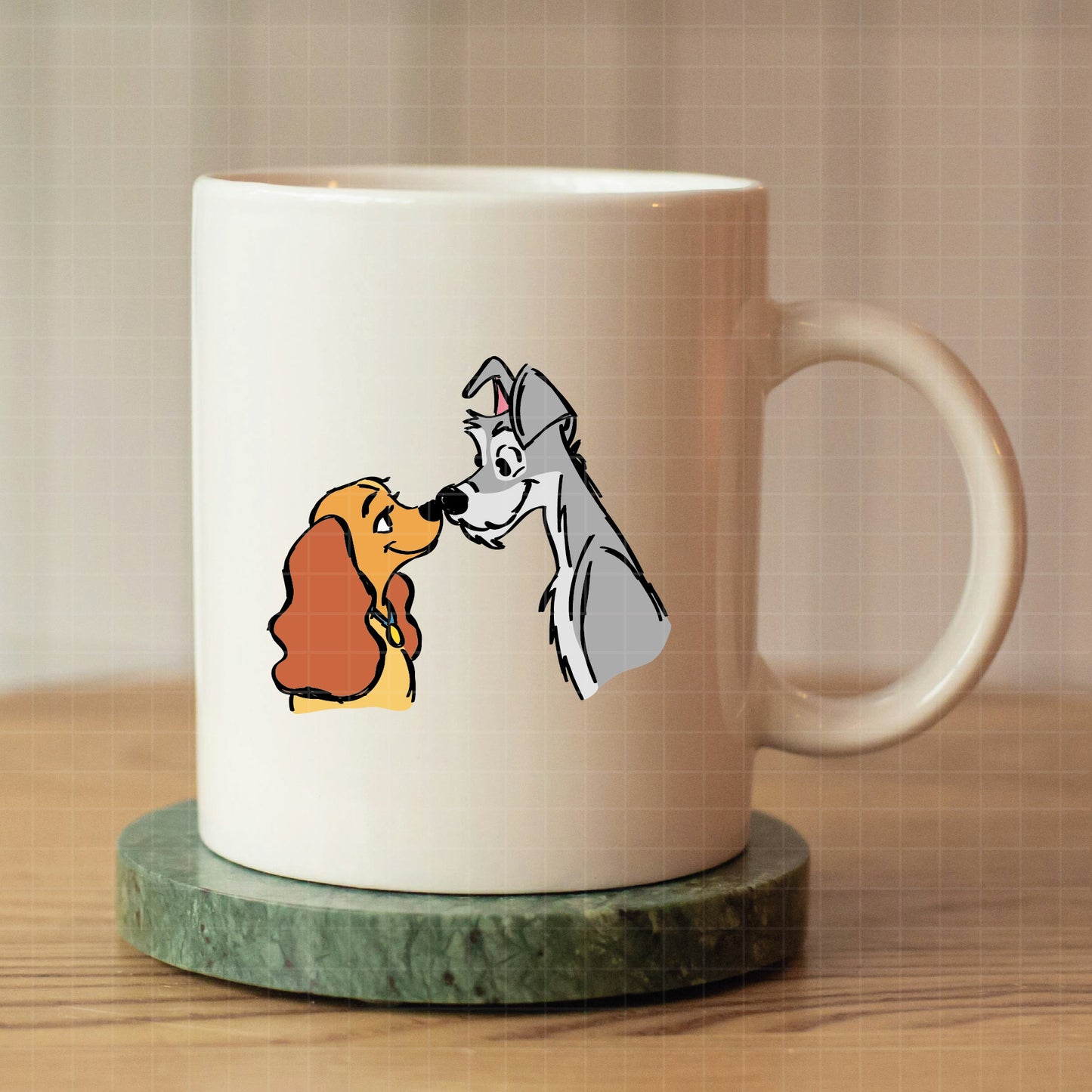 COD2774 - Lady and the Tramp - Digital Download, Instant Download, svg, dxf, eps & png files included!