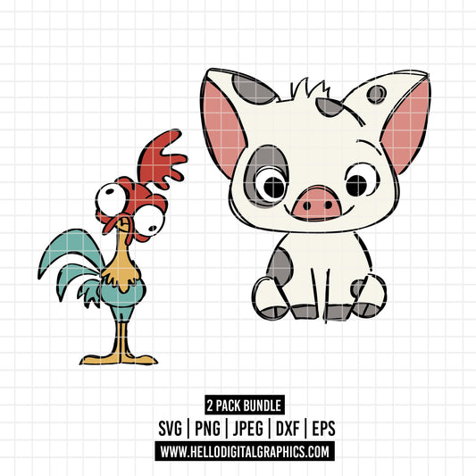 COD2800 - Moana  svg, Princess svg, Disney svg, outine svg, Cricut, Silhouette, Tumbler svg