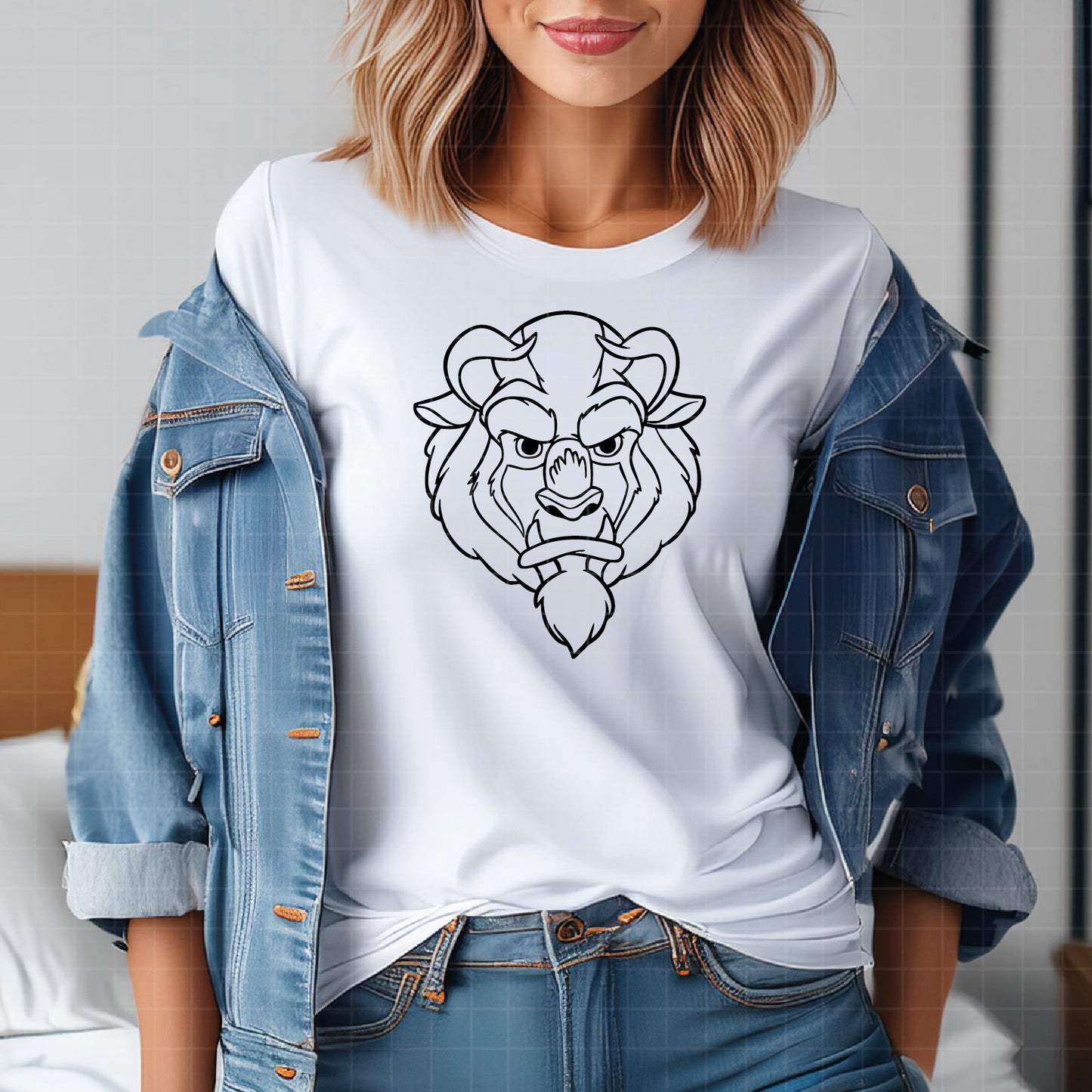 COD2824 - Beauty and the beast svg, bella svg, beast svg, outline svg, cricut, silhouette,Disney svg, Princess Belle
