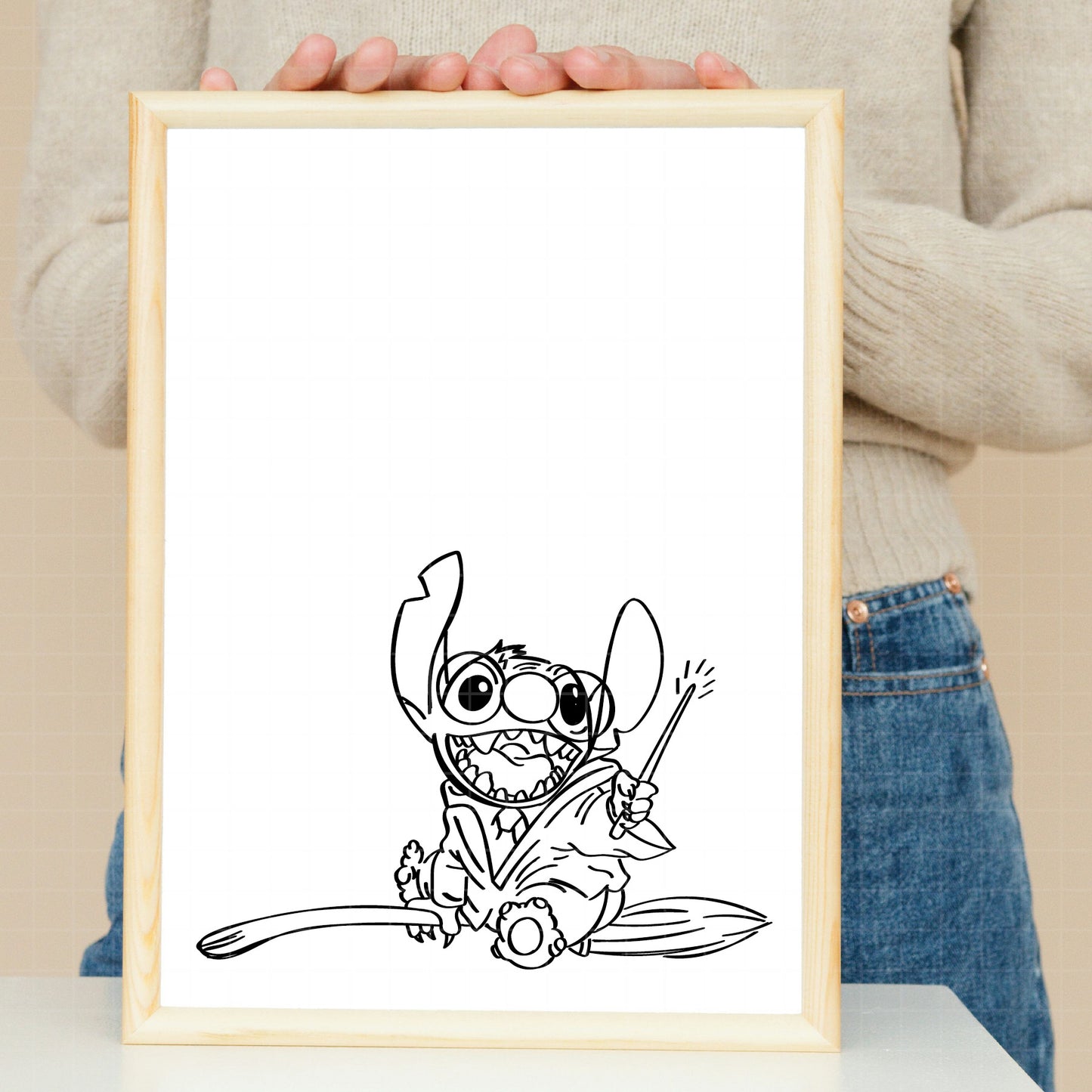 COD2837 - Stitch Potter svg, Lilo and stitch svg, Harry Potter svg, Magic svg, Magic Wizard Svg, Svg for Shirts
