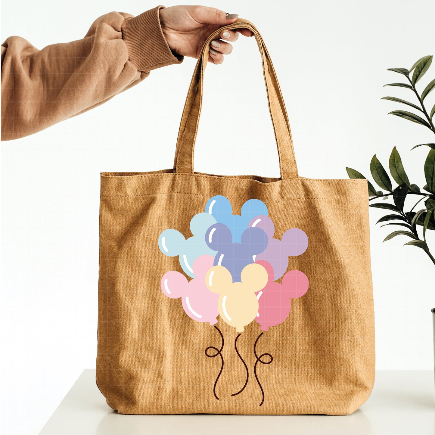 COD2852 - Mickey Ballon svg, Mouse Balloon Bunch Cut File, Magical Park Kingdoms Vacation png pdf dxf ai eps For Silhouette, Cricut