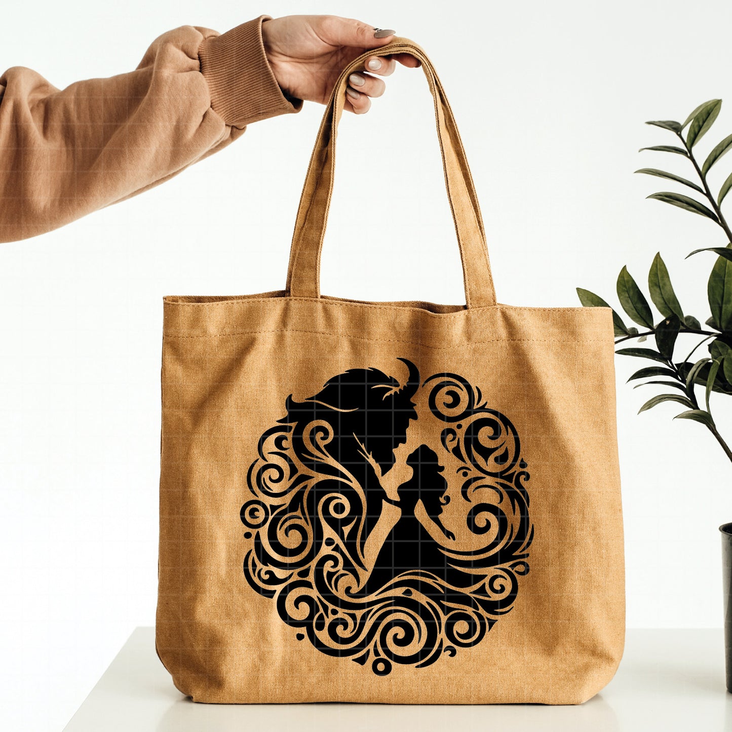 COD2875 - Beauty and the beast svg, bella svg, beast svg, outline svg, cricut, silhouette,Disney svg, Princess Belle