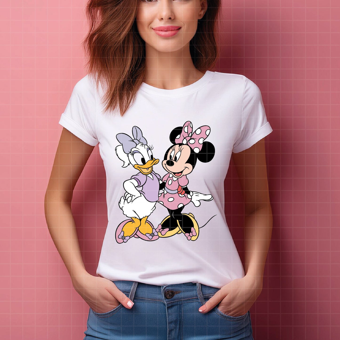 COD2943 - Besties svg, Minnie and daisy svg, Disney svg, disneyland t shirt svg, Disney svg, Minnie mermaid svg
