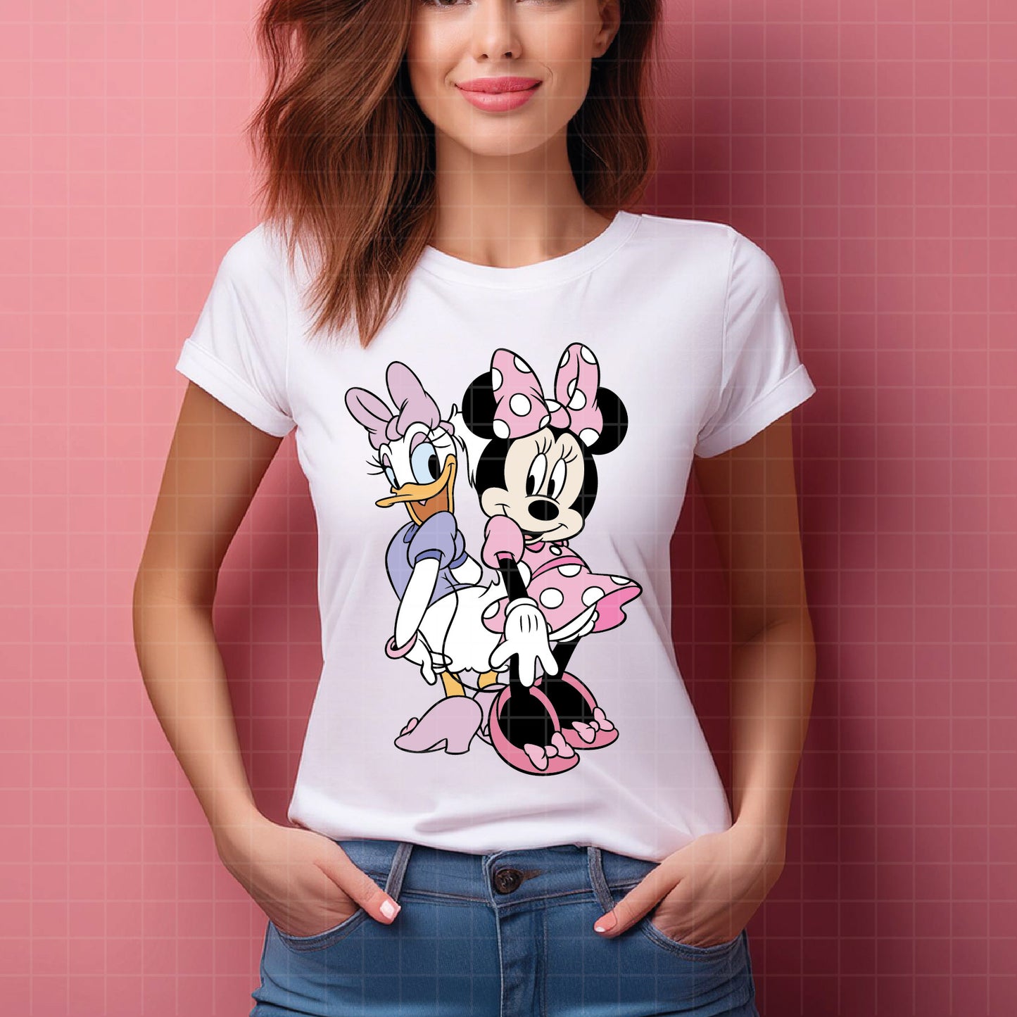 COD2949 - Besties svg, Minnie and daisy svg, Disney svg, disneyland t shirt svg, Disney svg, Minnie mermaid svg