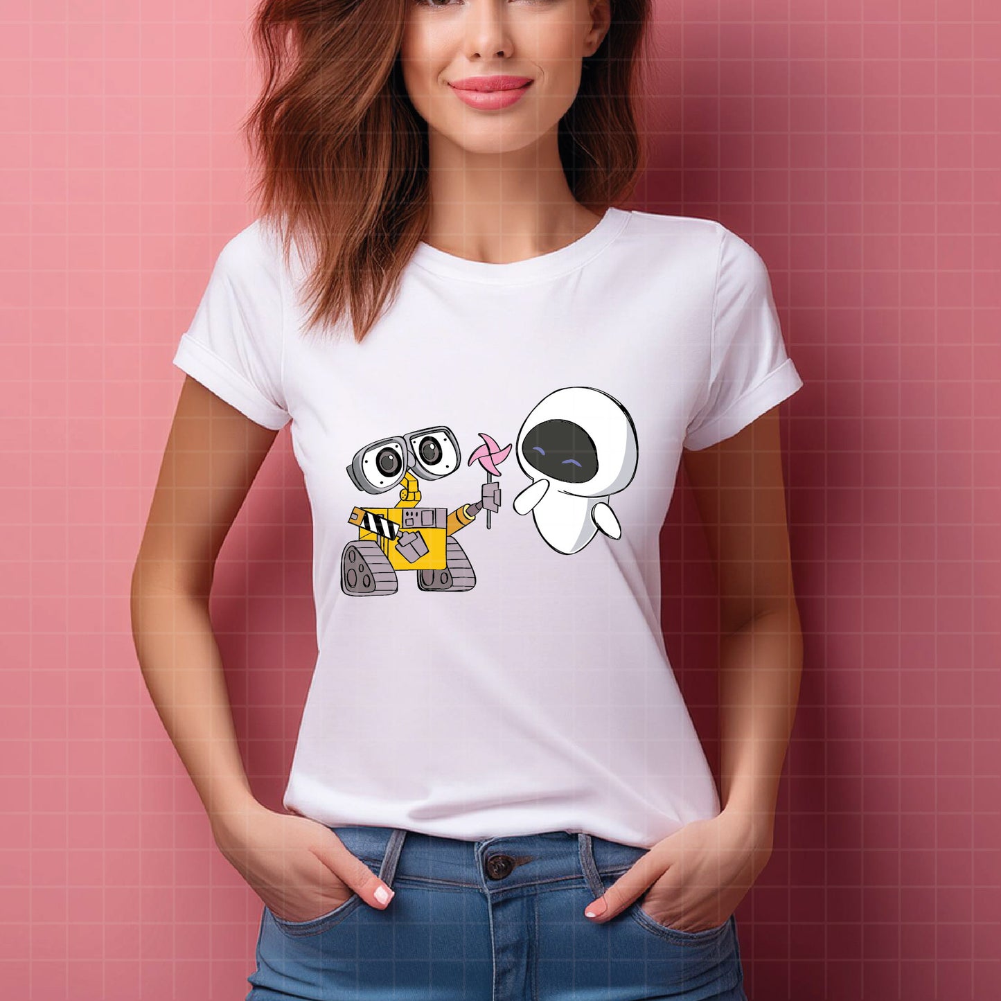 COD2953 - Wall e svg, Wall-e and Darling svg, Valentine's Day SVG, disney svg