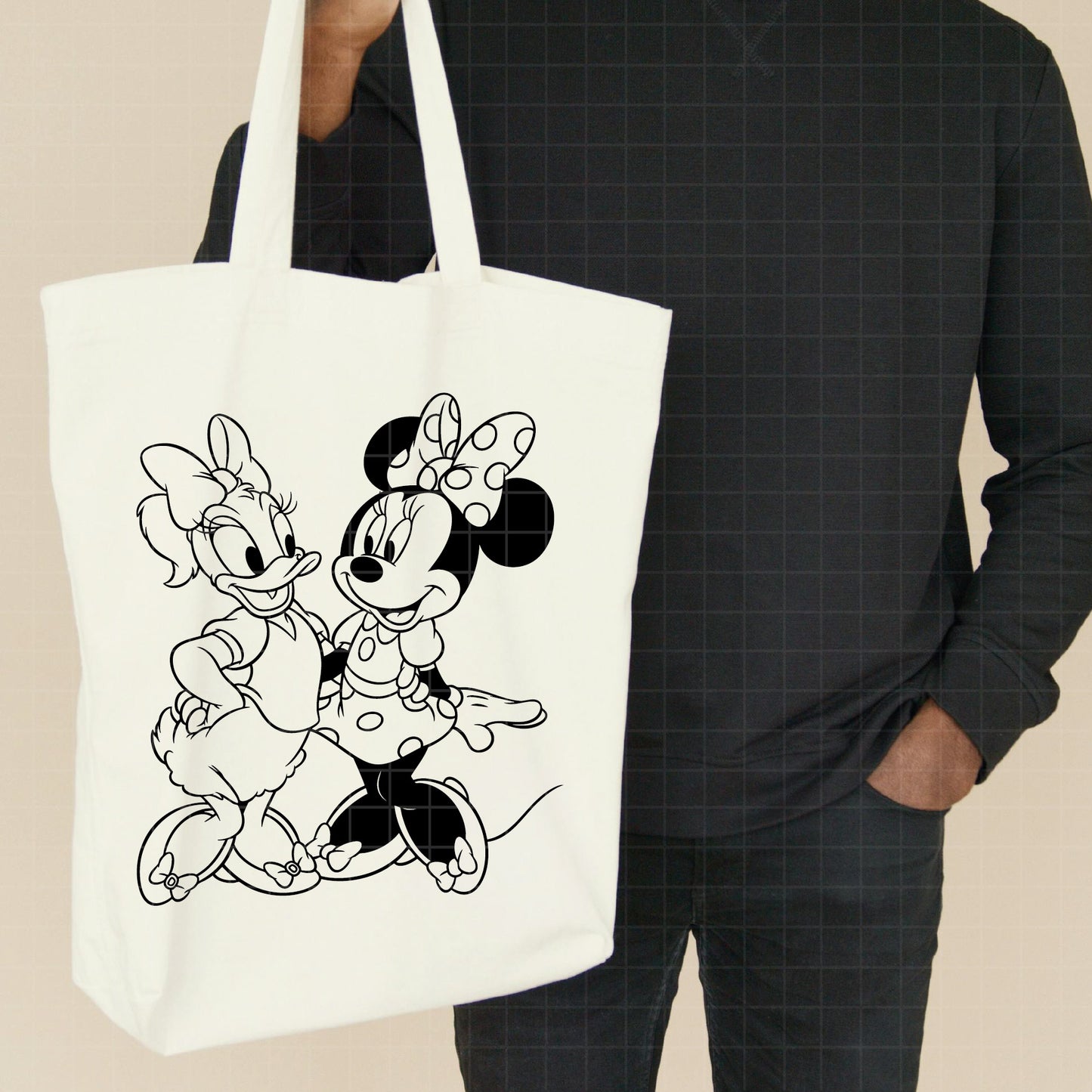 COD2991 - Besties svg, Minnie and daisy svg, Disney svg, disneyland t shirt svg, Disney svg, Minnie mermaid svg