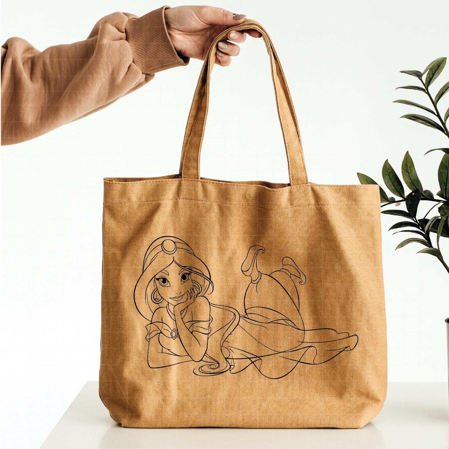 COD3020 - Jasmine Svg, Princess Svg, Indian Princess svg, Arabian Princess SVG, Aladdin svg, Princess svg, silhouette svg