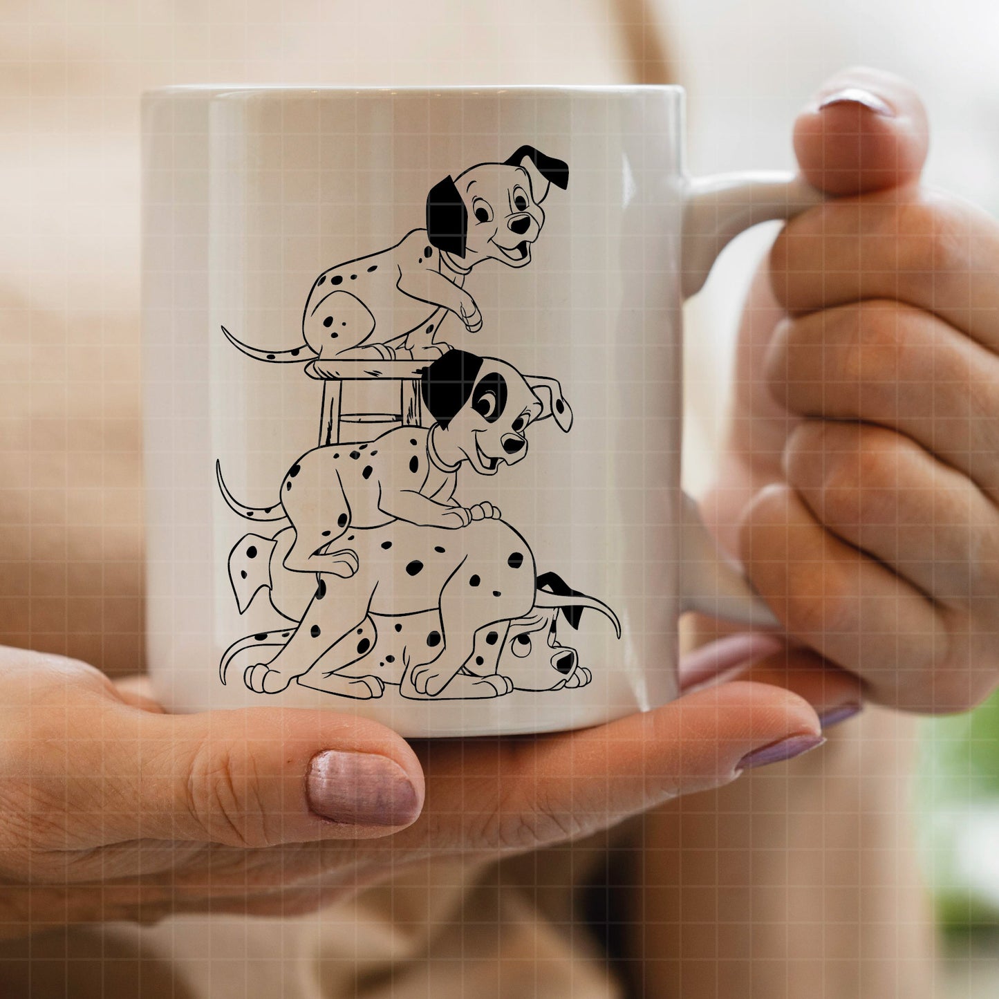 COD3047 - Dalmatian svg, dog svg, dalmatian cut file, puppy outline svg, disney svg