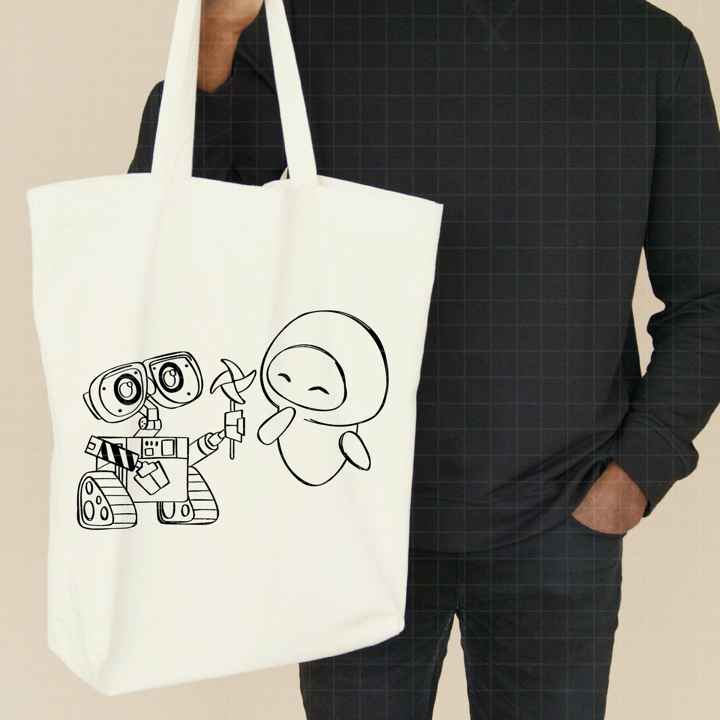 COD3084 - Wall e svg, Wall-e png, Disney svg, walle lineart clipart, wall e dtf, walle silhouette