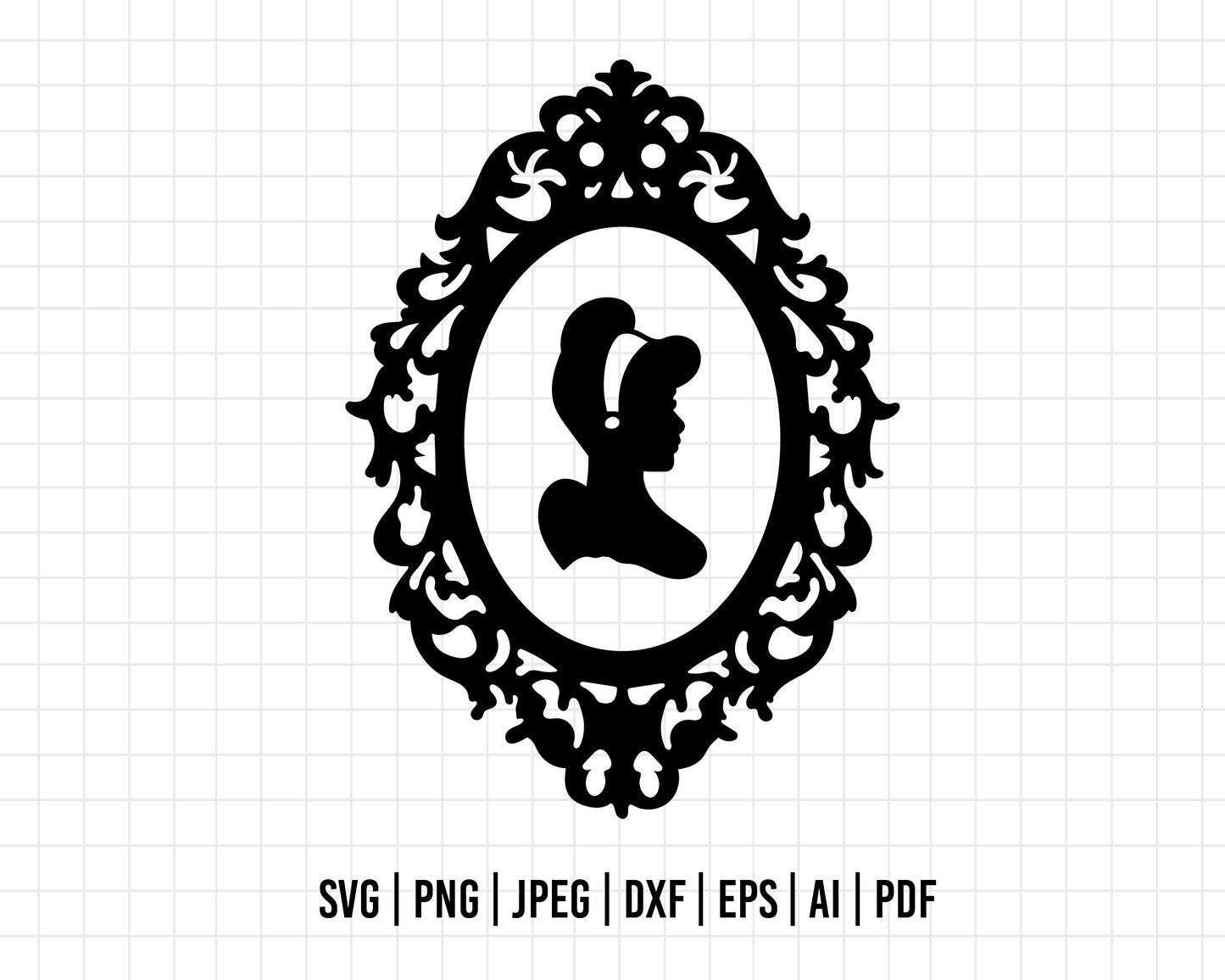 COD312 - Cinderella svg, Princess svg, Princess for Cricut Silhouette, Tumbler svg, disney svg