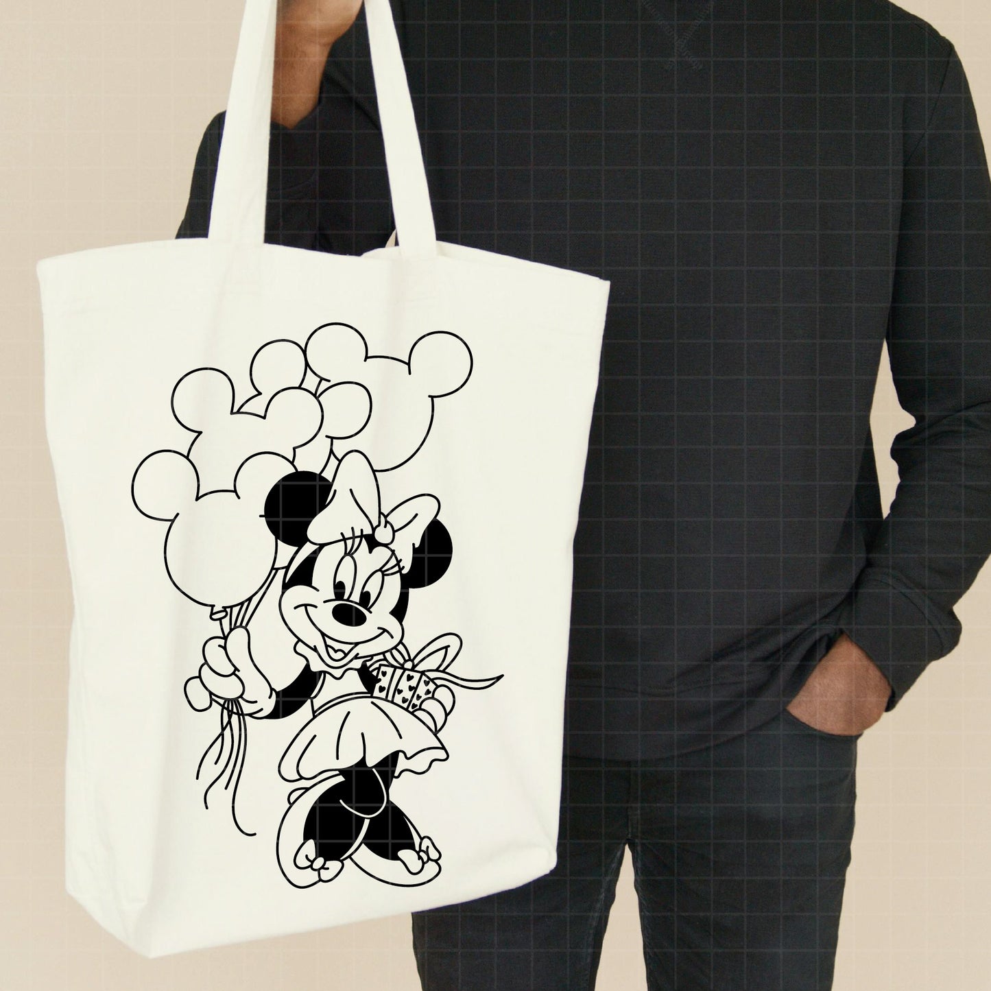 COD3844 - Minnie svg, Disney svg, disneyland t shirt svg, Disney svg, dtf, sublimation
