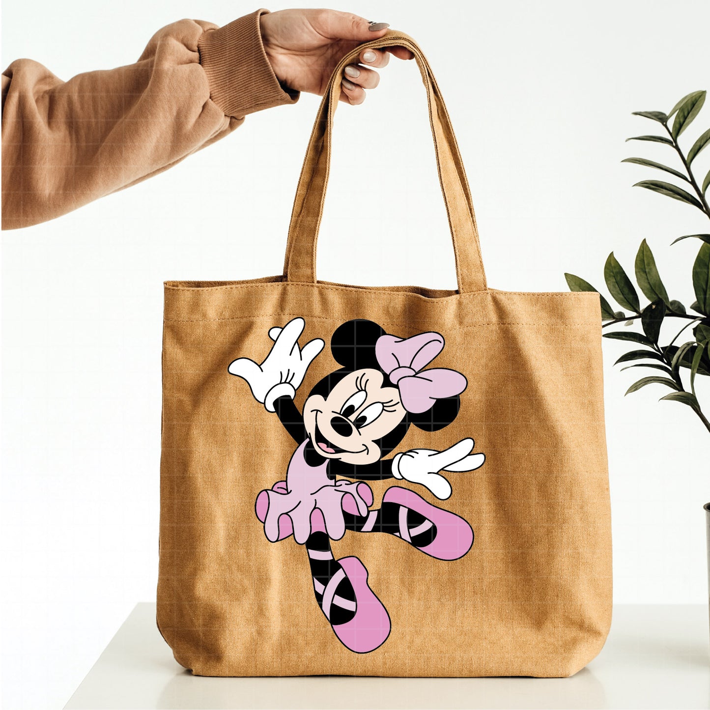 COD3913 - Minnie ballet svg, minnie svg, minnie lineart, disney svg, Silhouette