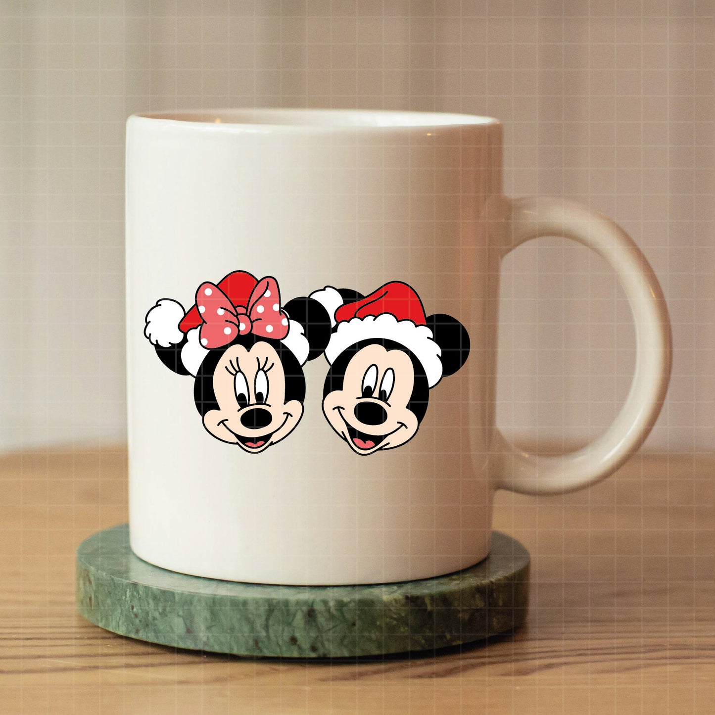 COD3937 - Mickey and minnie christmas svg, Disney svg, mickey svg, minnie svg, Silhouette, Cricut