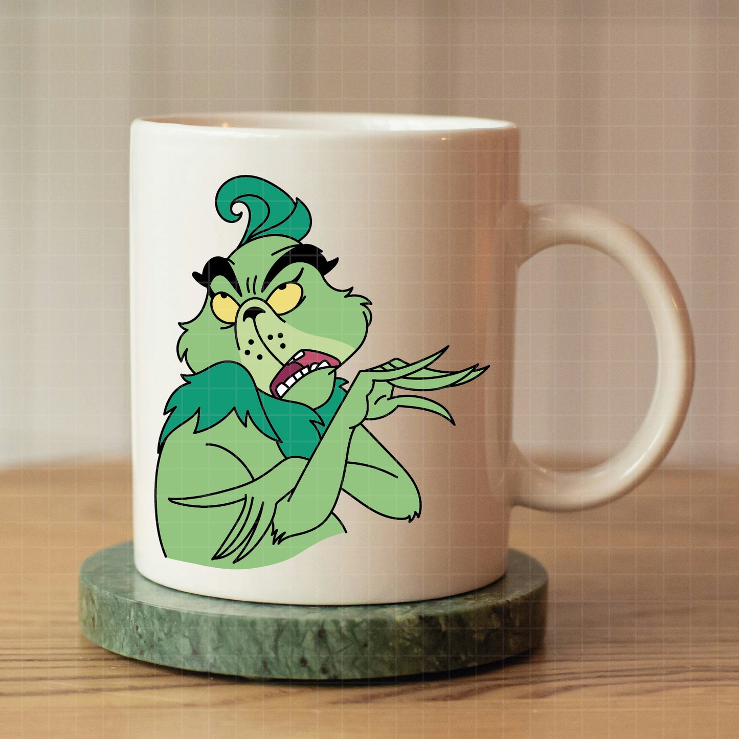 COD3951 - Grinch Face Svg, Green Character svg, Grinch Christmas svg, christmas svg, Cricut, silhouette