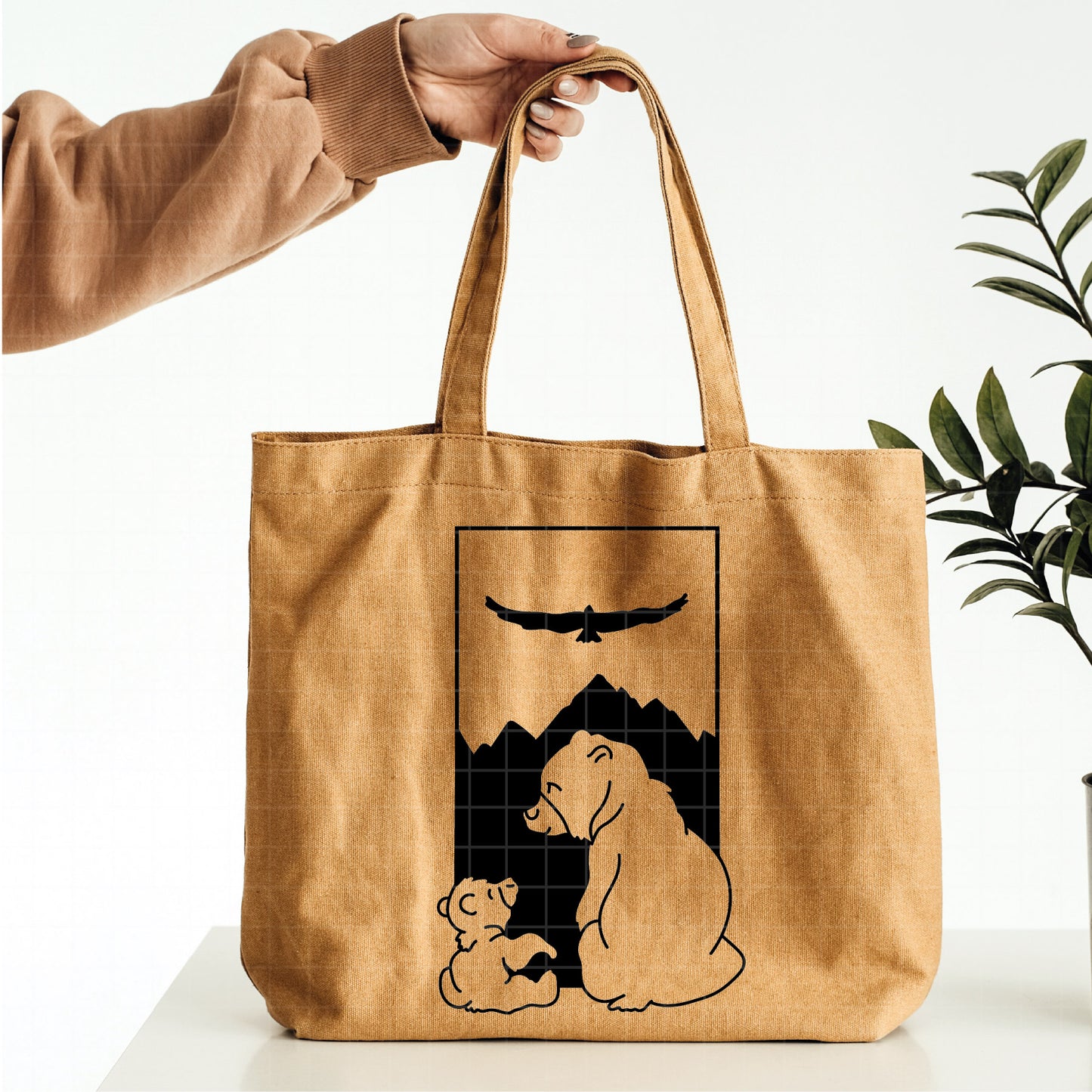 COD3989 - Disney Brother Bear Kenai Koda Paw Silhouette, Holiday Trip Unisex T-shirt, Sweatshirt