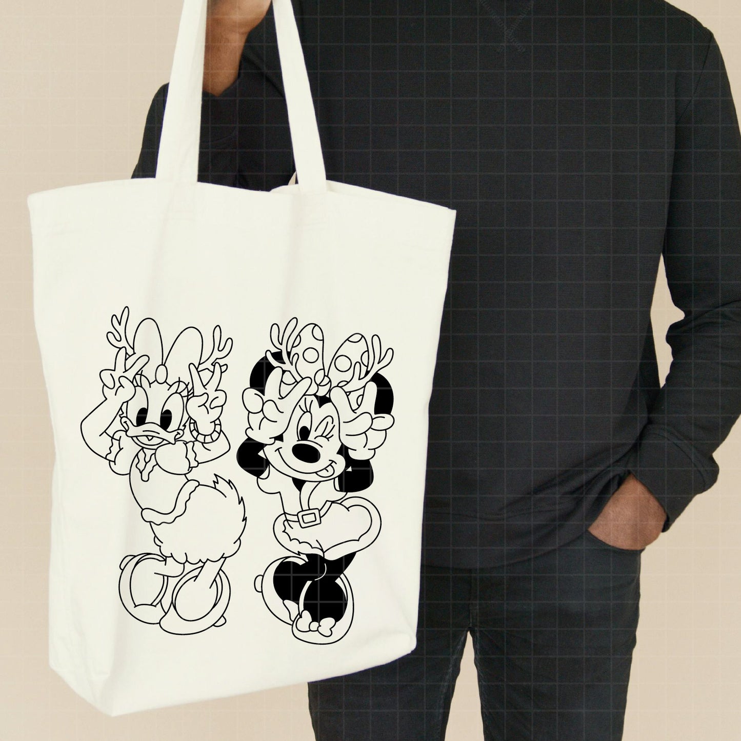 COD4012 - Minnie and daisy christmas svg, Disney svg, mickey svg, minnie svg
