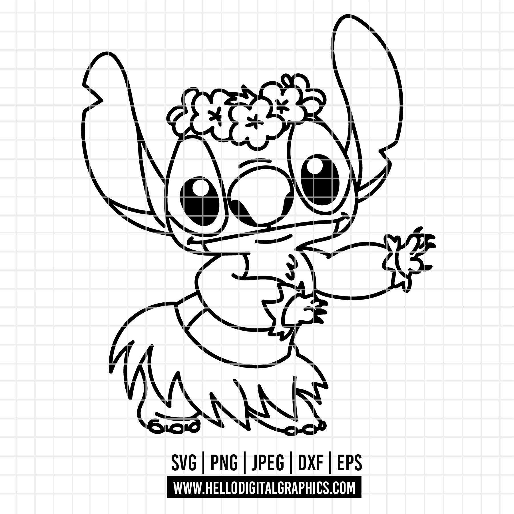 COD4018 - Stitch svg, Best teacher ever svg, disney svg, stitch