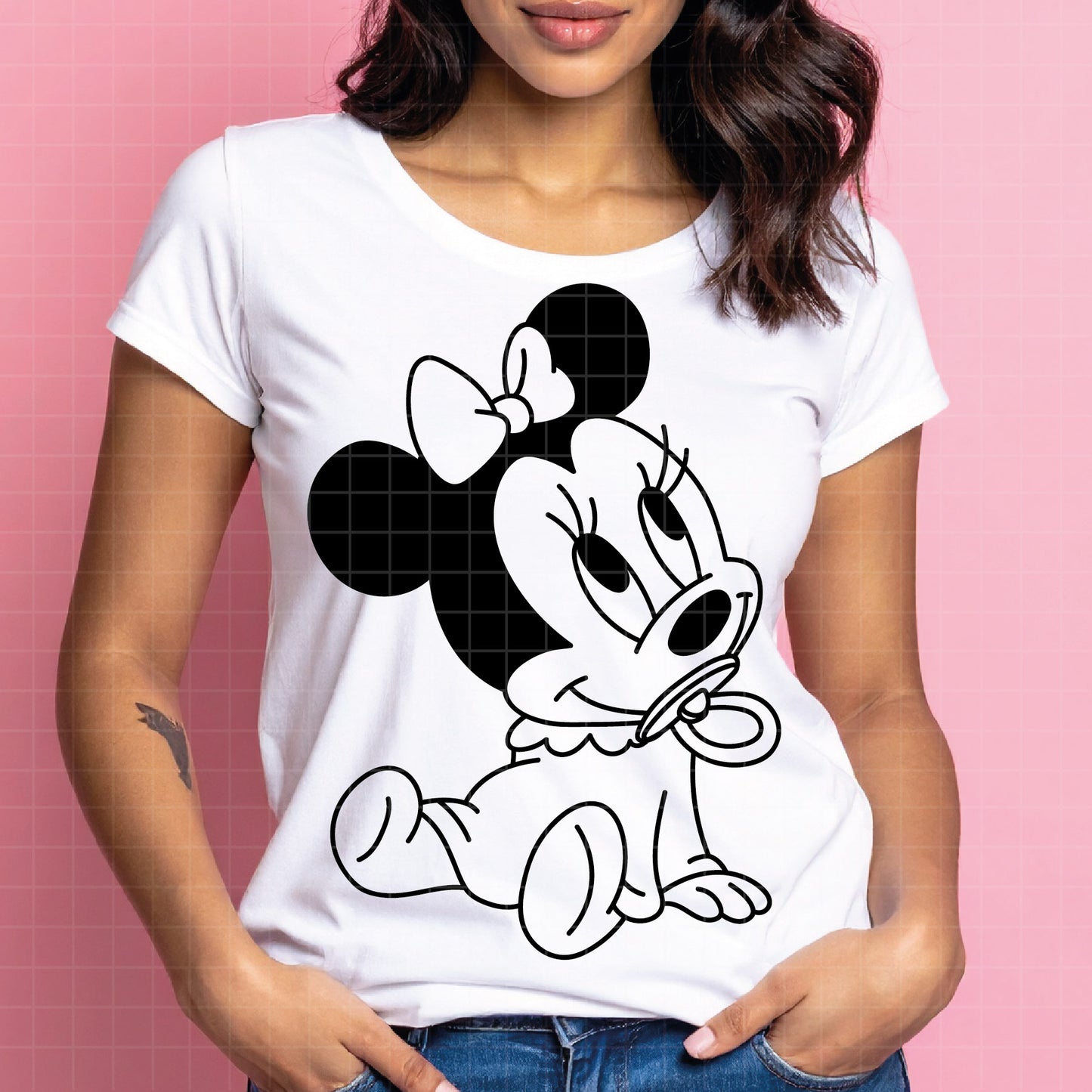 COD4059 - Minnie baby svg, Disney svg, disneyland t shirt svg, Disney svg