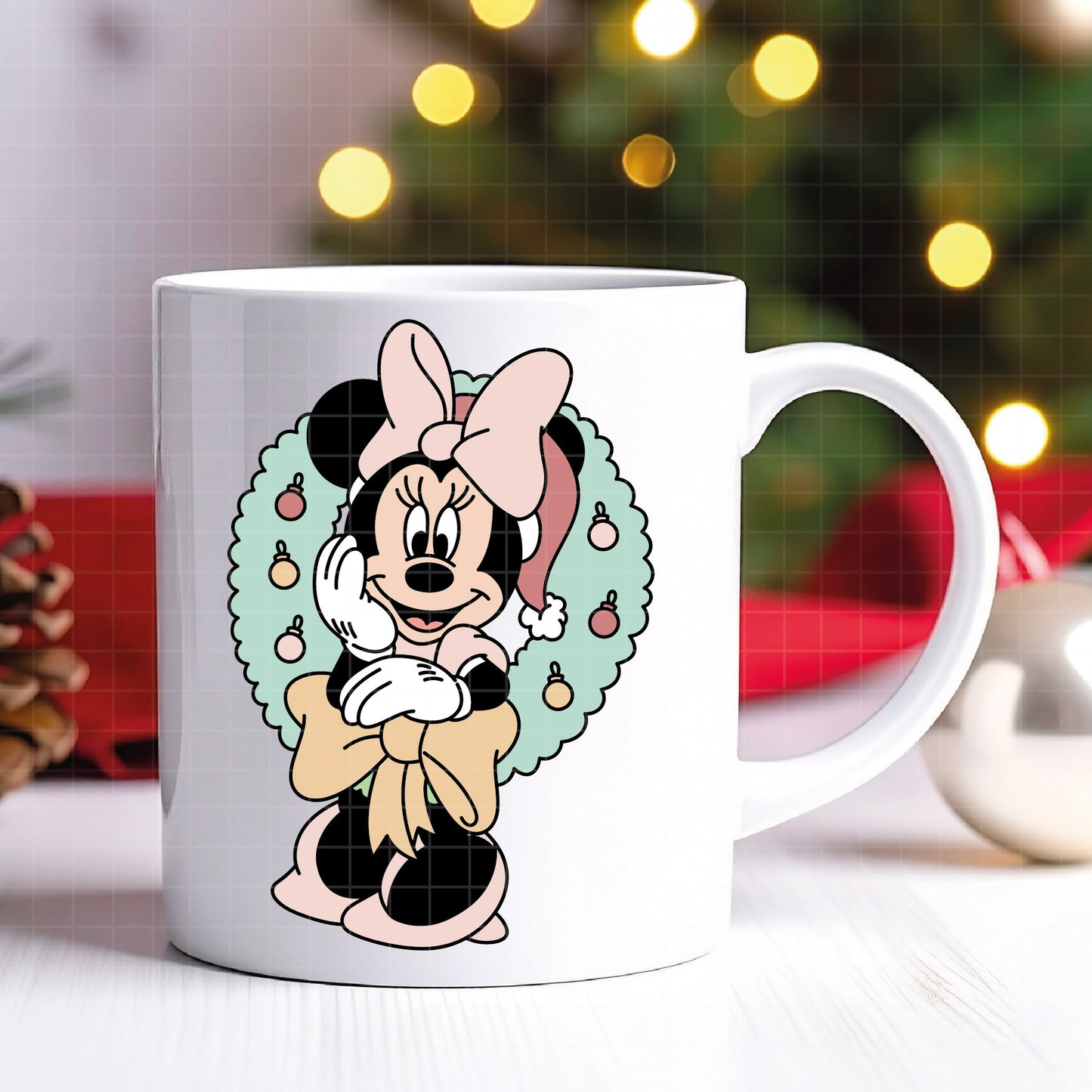 COD4064 - Minnie christmas svg, Disney svg, mickey svg, minnie svg, Silhouette, Cricut