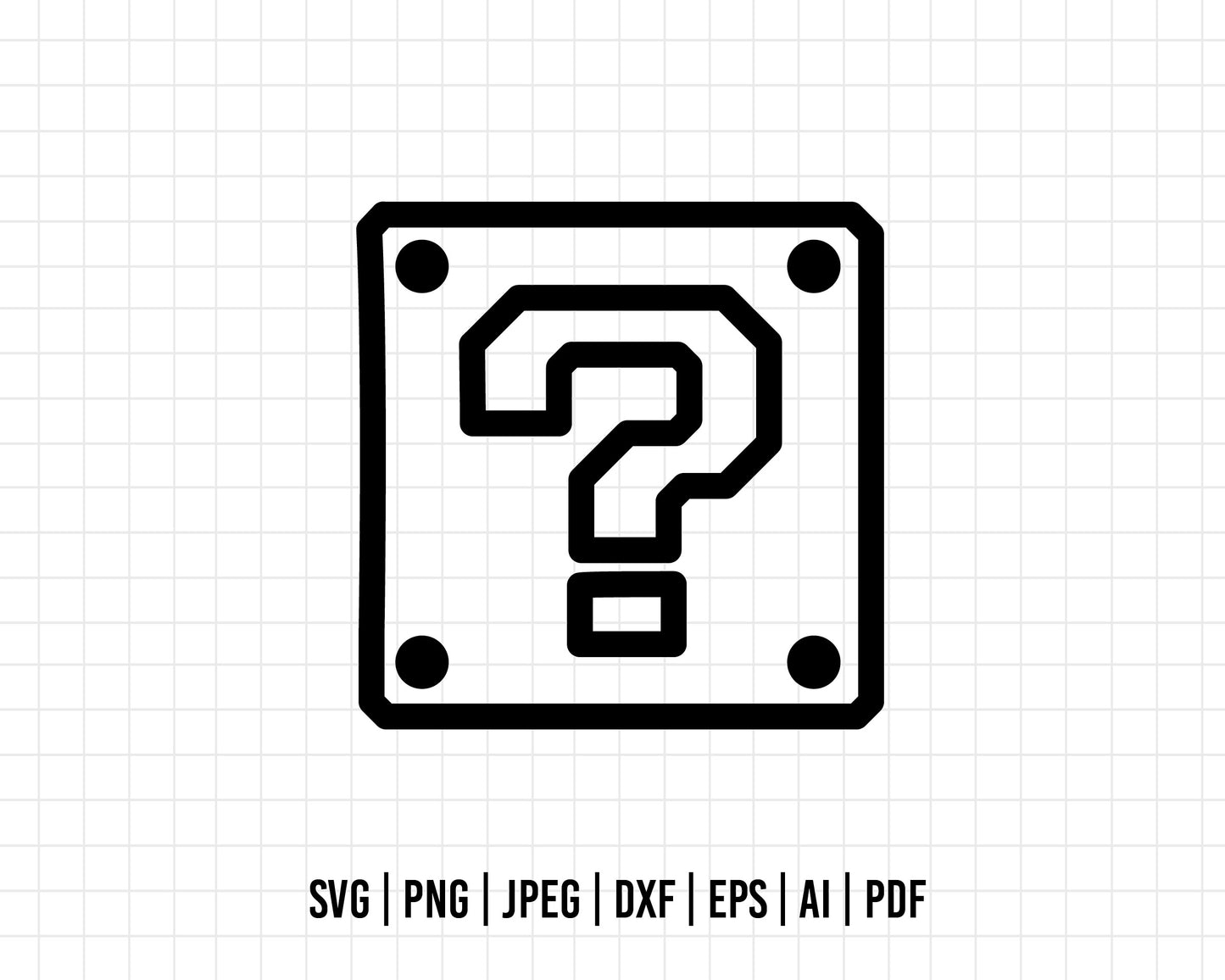 COD412- Mario Laser and Cutter Files, Super Mario Game svg, png, Suitable for Silhouette, Cricut, Laser Cutter & Crafting svg