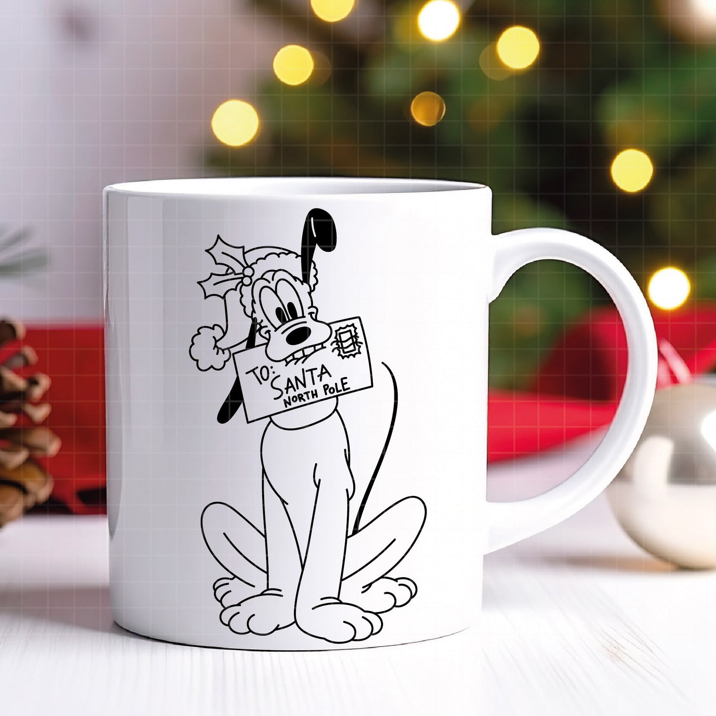 COD4130 - Pluto Merry Christmas svg, Mickey mouse svg, Mickey Svg, Disney svg, Christmas svg