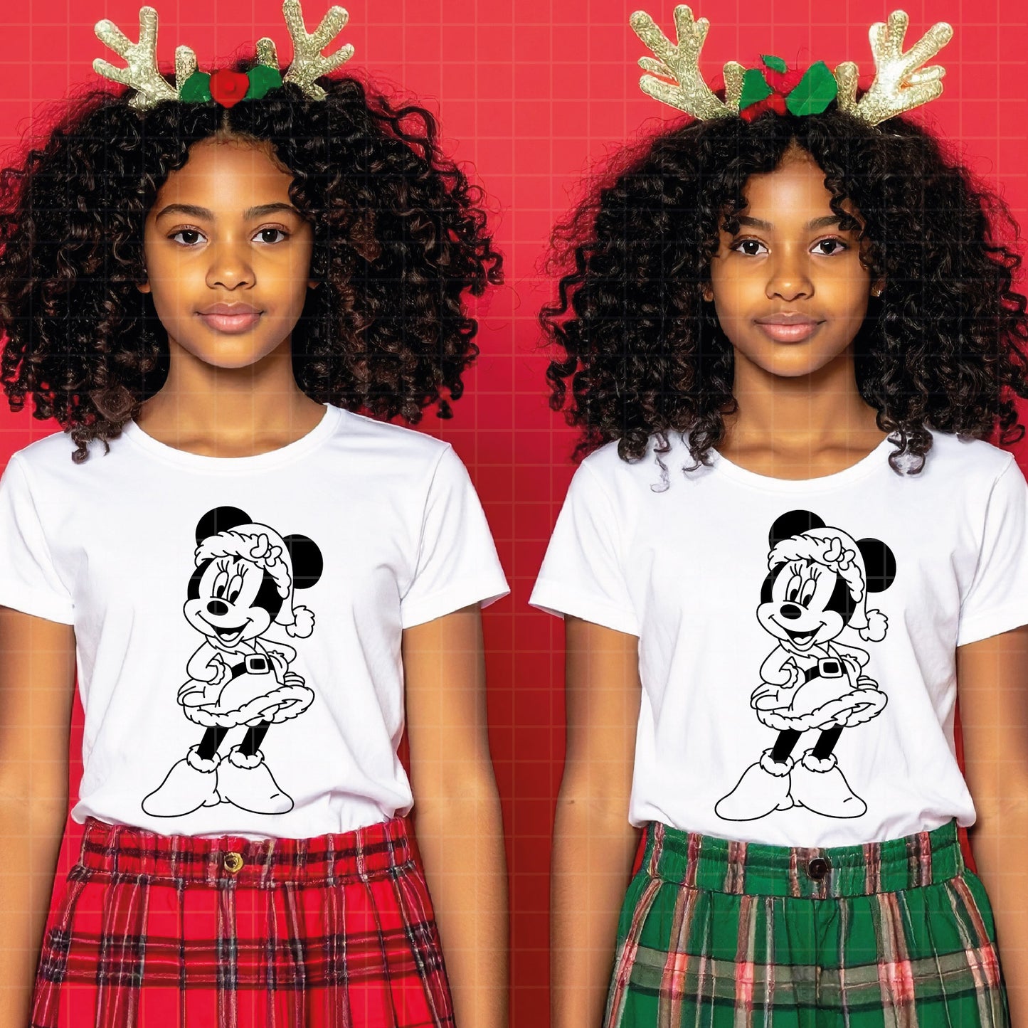 COD4138 - Minnie christmas svg, Disney svg, mickey svg, minnie svg, Silhouette, Cricut