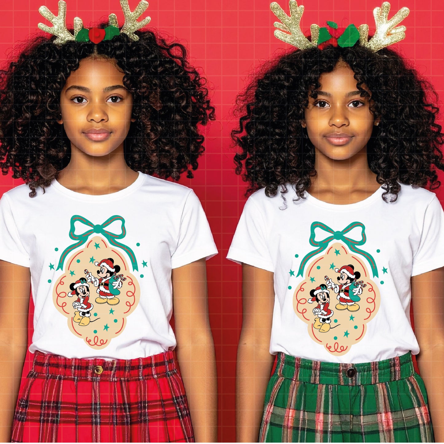 COD4173 - Mickey and minnie christmas svg, Disney svg, mickey svg, minnie svg, Silhouette, Cricut