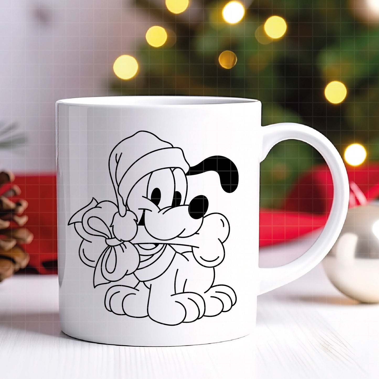 COD4230 - Pluto svg, dog svg, Pluto Silhouette, Cricut, disney svg