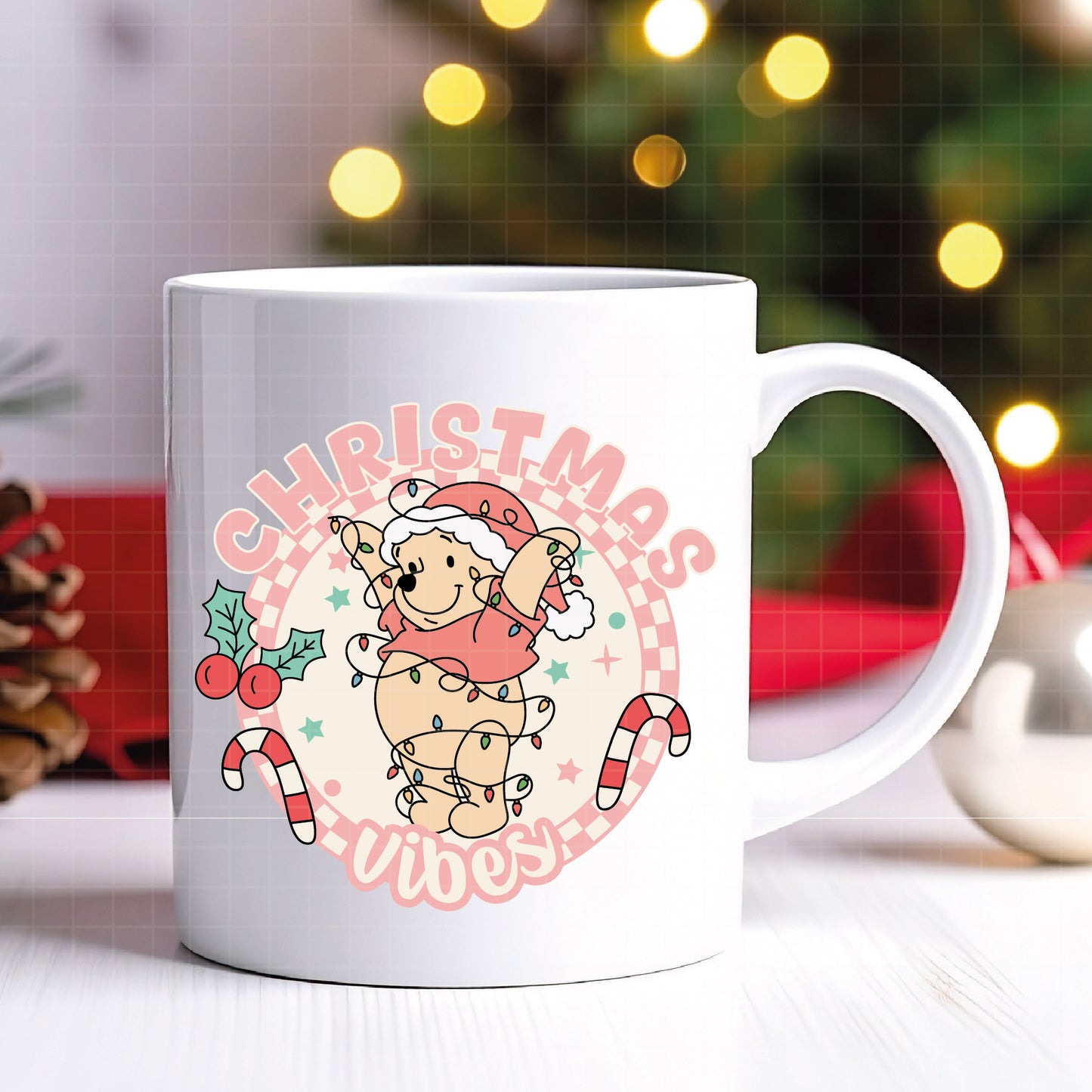 COD4241 - Pooh svg, Winnie Pooh svg, Winnie Pooh christmas cut file, disney svg, disney christmas svg